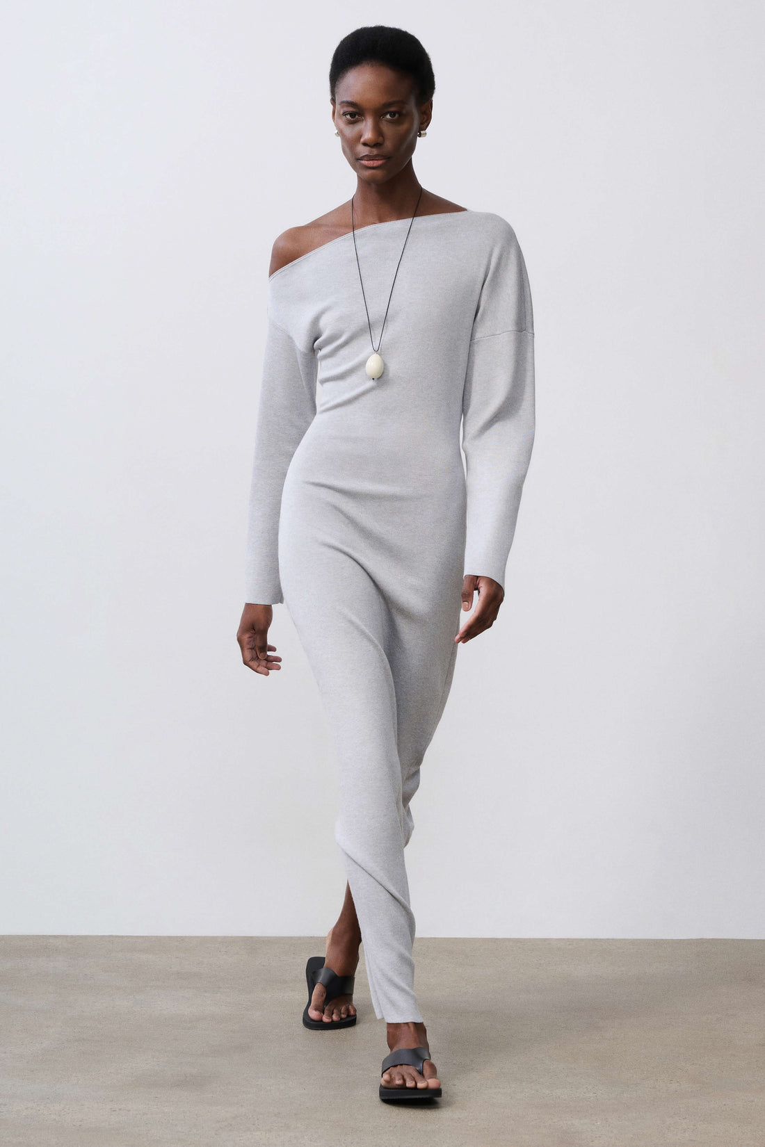 one shoulder sweater dress Lesly Light Grey Asymmetric Knit Basic style Includes Color:Crimson Rose ($118.66) OFF-WHITE LONG TIGHT DRESS wedding attendee dress