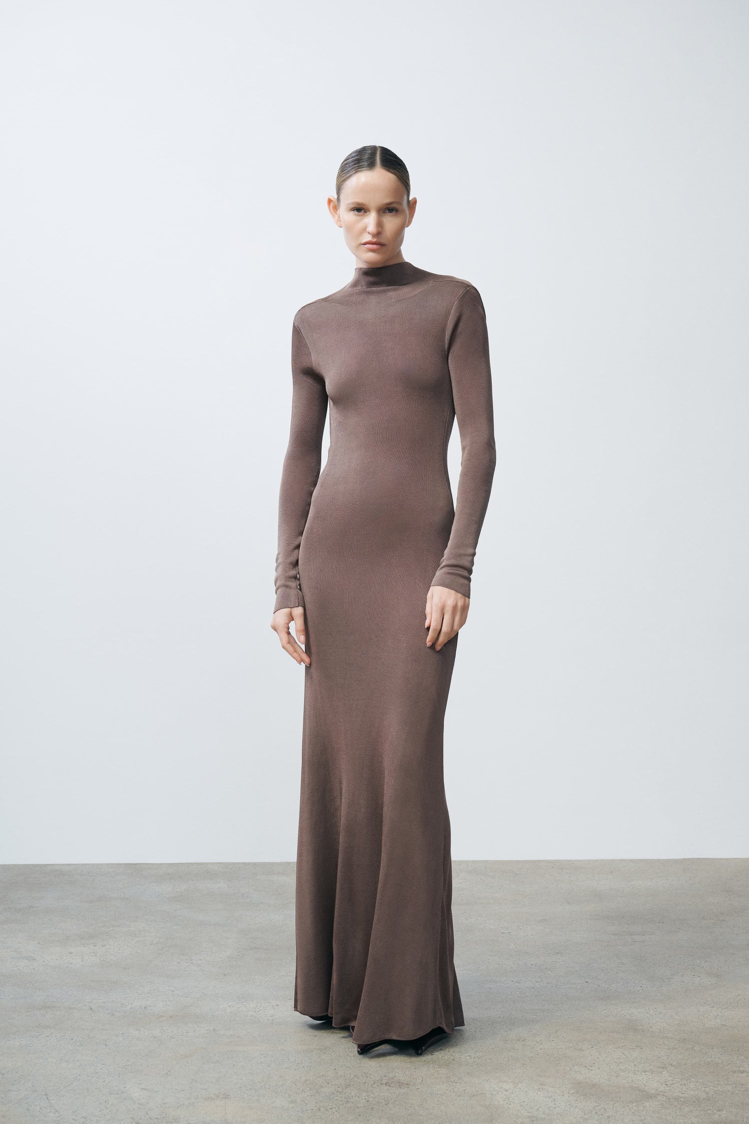 Sylveeah Draped Cowl Gown