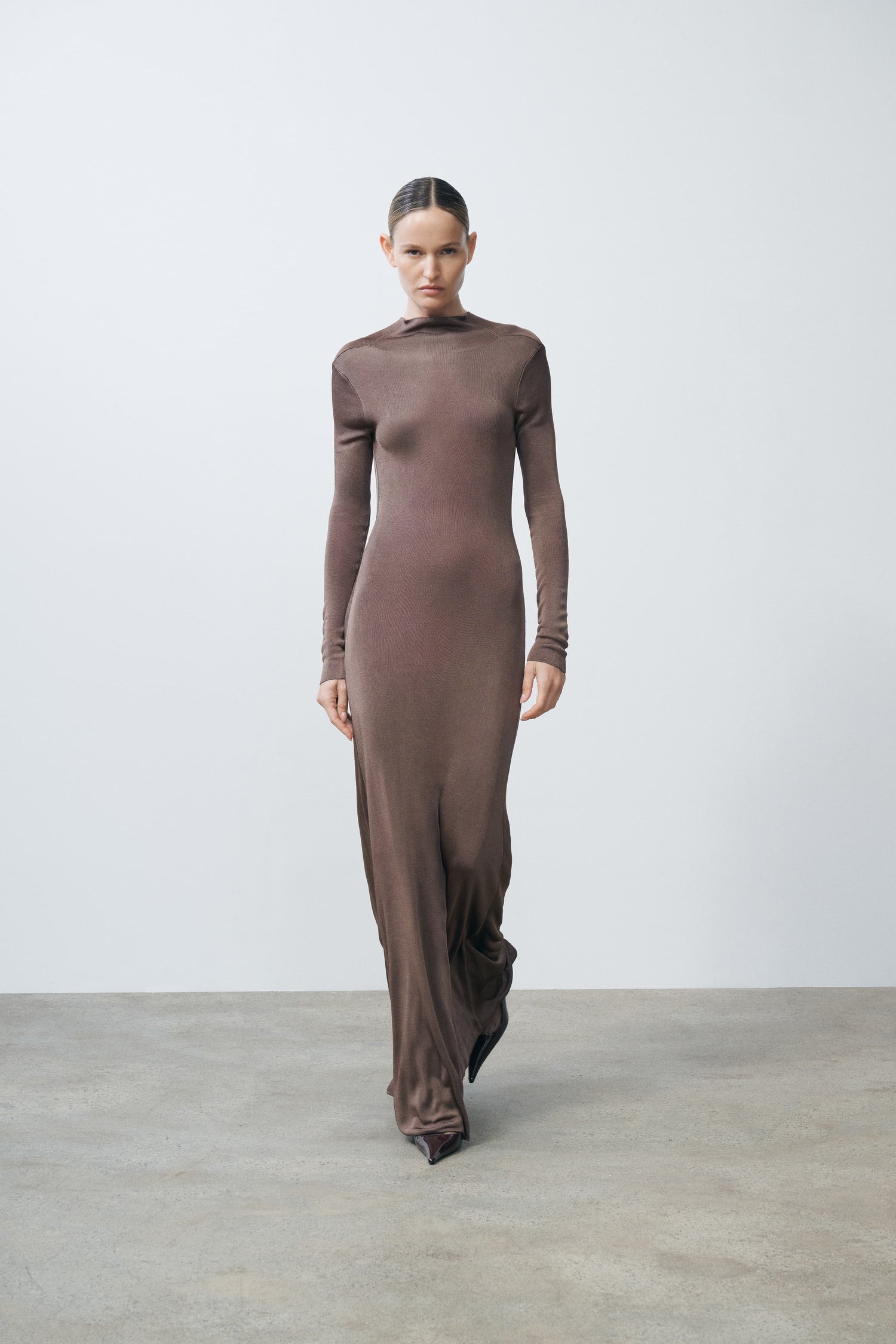 Sylveeah Draped Cowl Gown