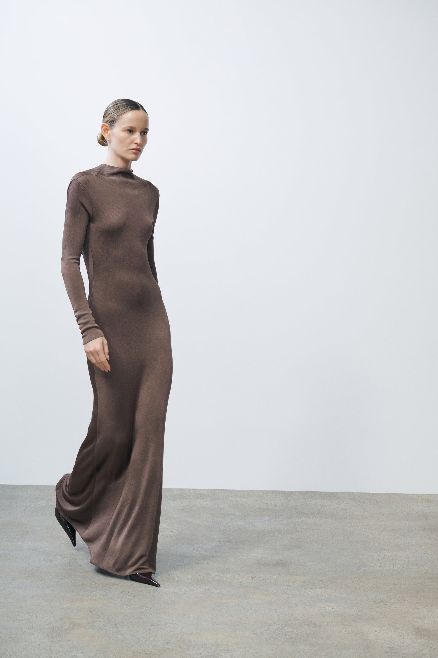 Sylveeah Draped Cowl Gown
