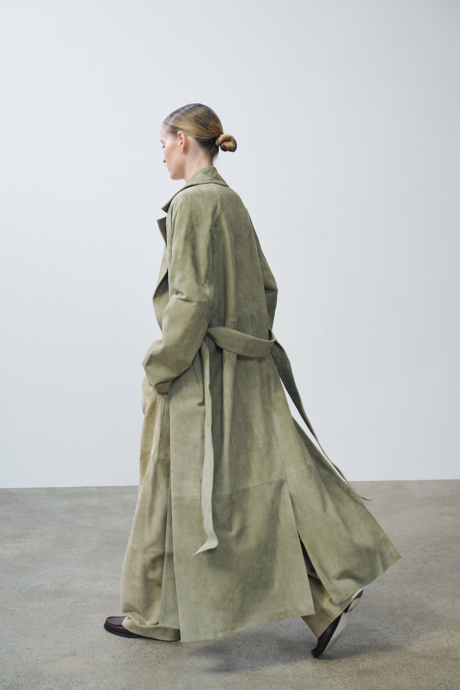 Louise Suede Coat
