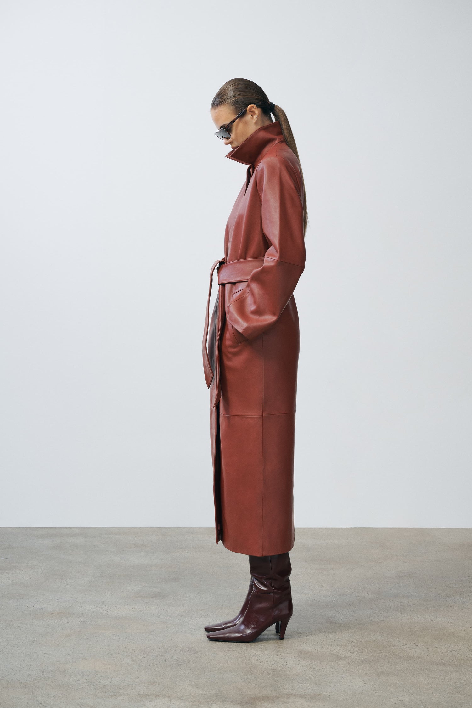 Reggie Leather Coat
