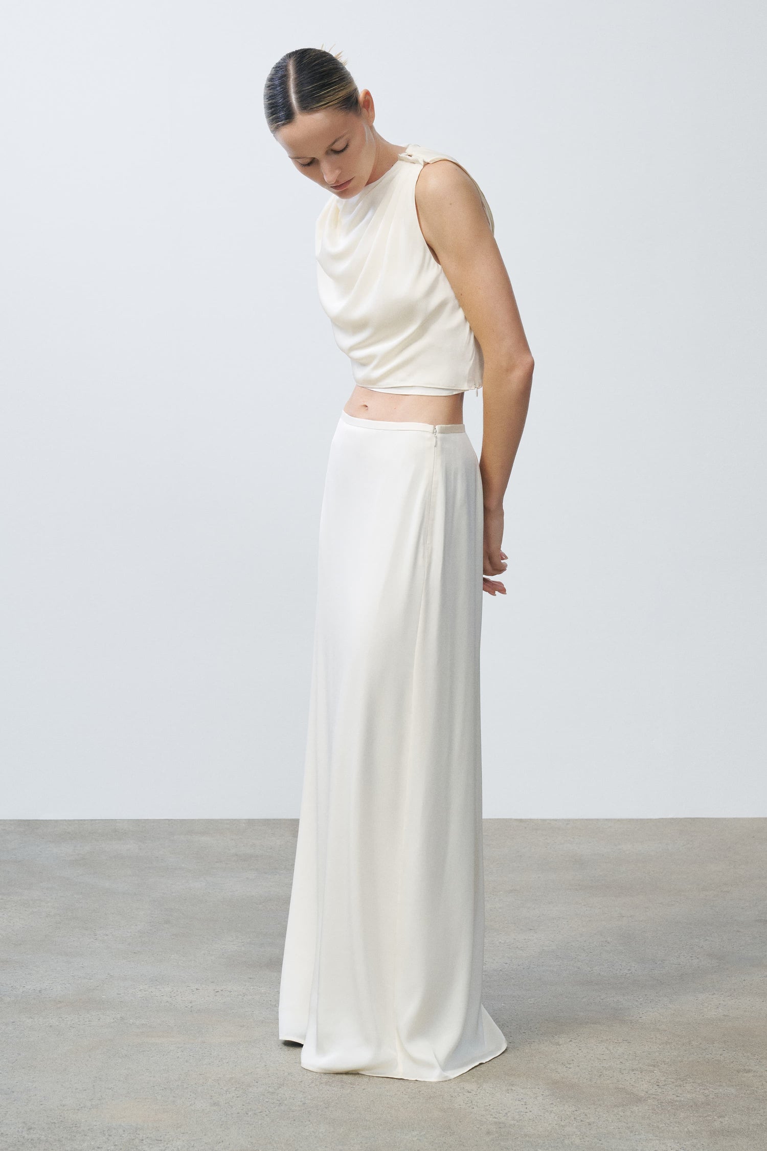 Margo Silk Skirt - 1 Front