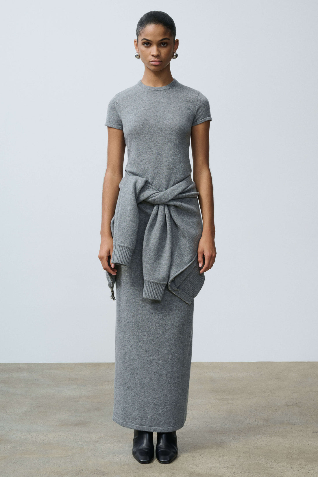 Mattie Grey Merino & Cashmere Knit Baby Tee