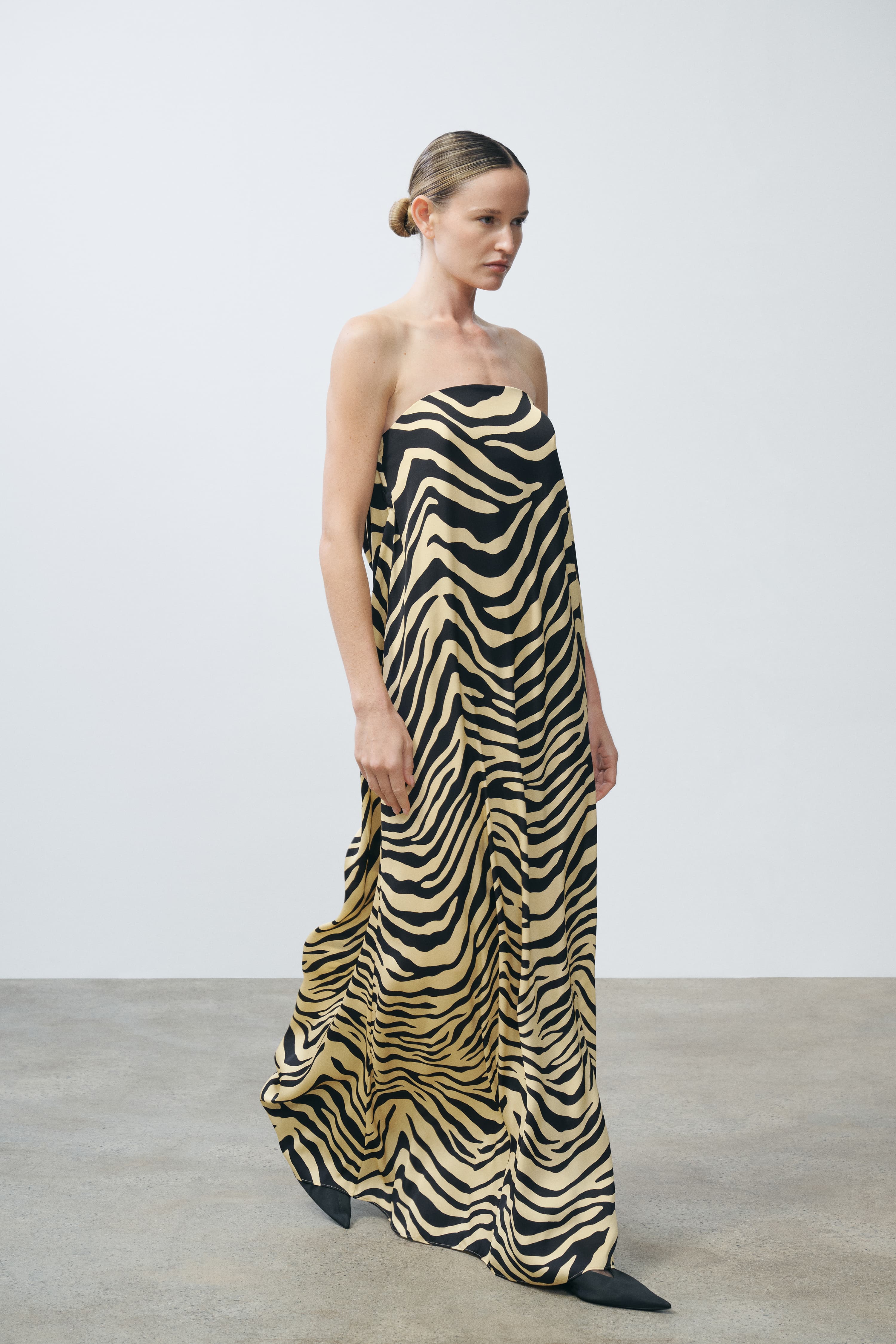 zebra print silk dress Zebra Dress