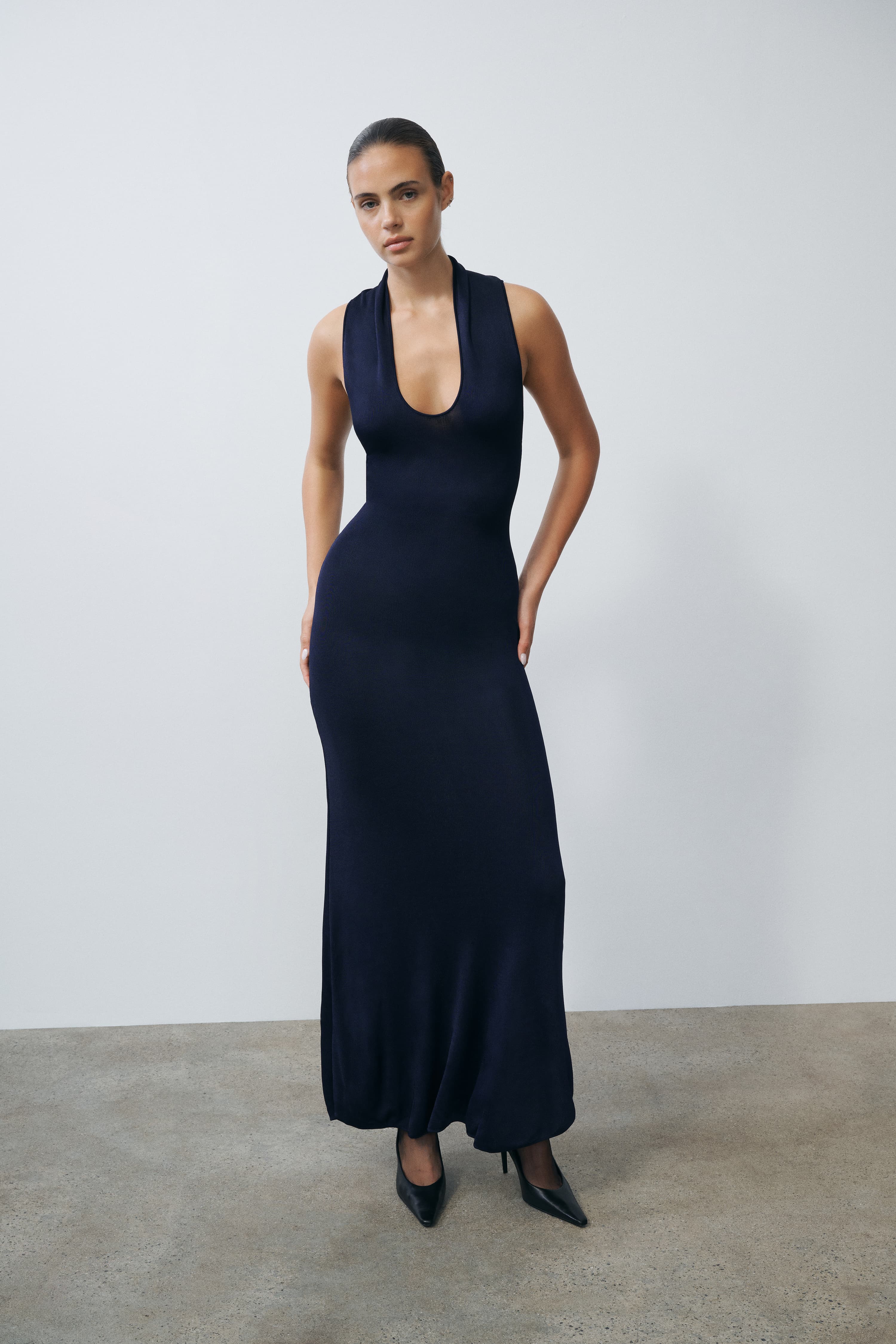 finley pointelle knit maxi dress Meshki Finley Pointelle Knit Maxi Dress by Meshki