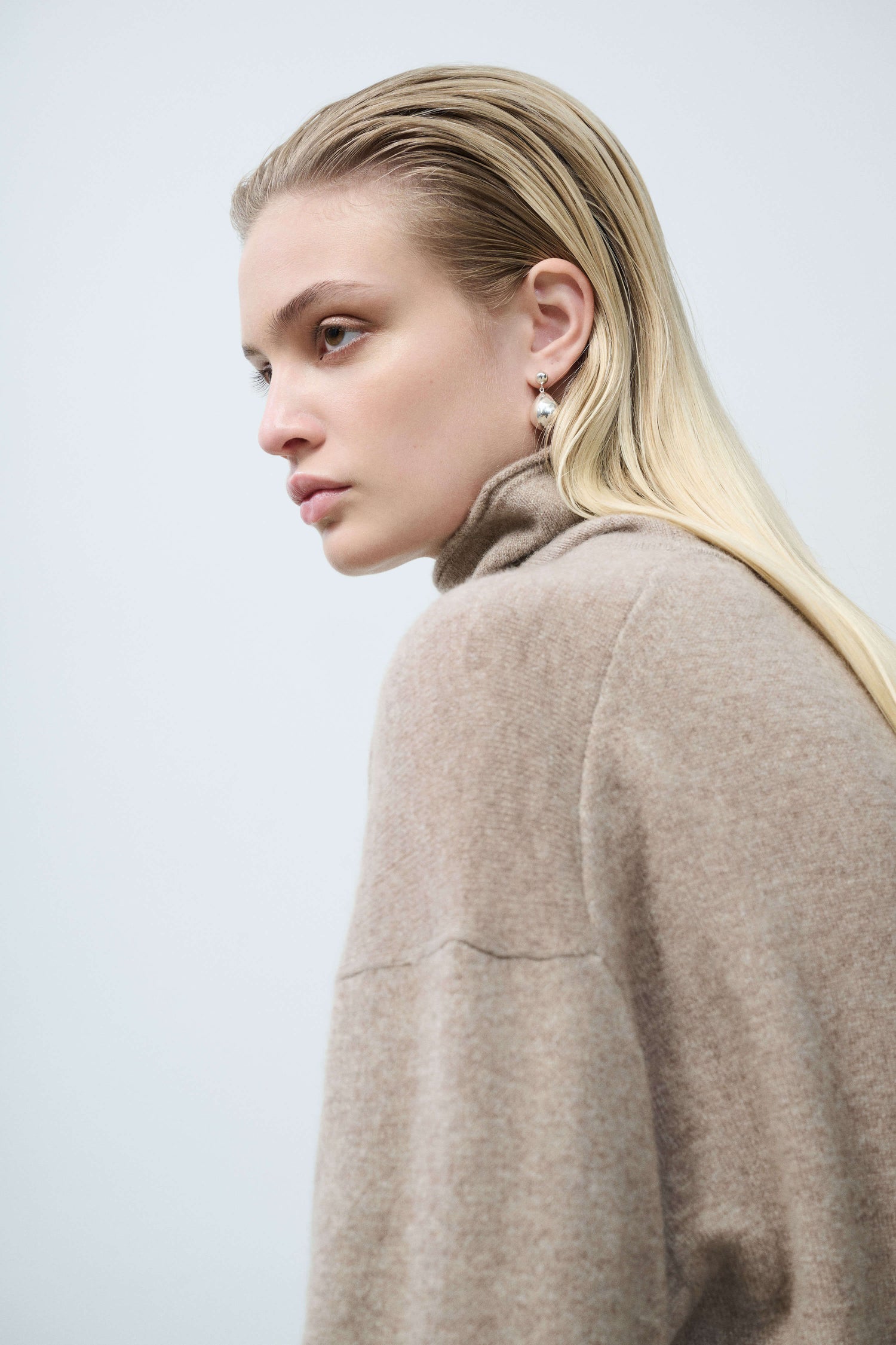 Sascha knit turtleneck dress