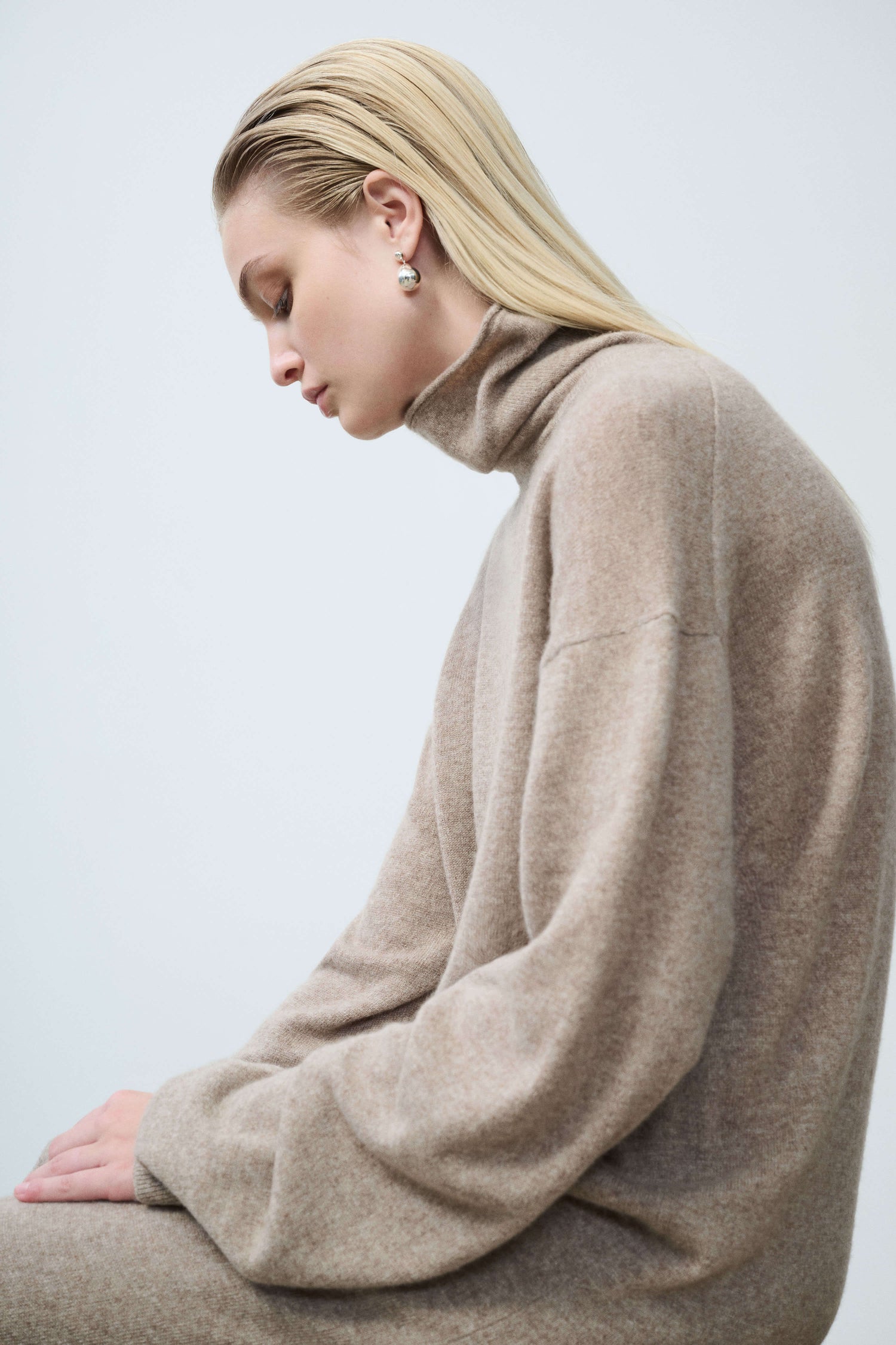 Sascha knit turtleneck dress