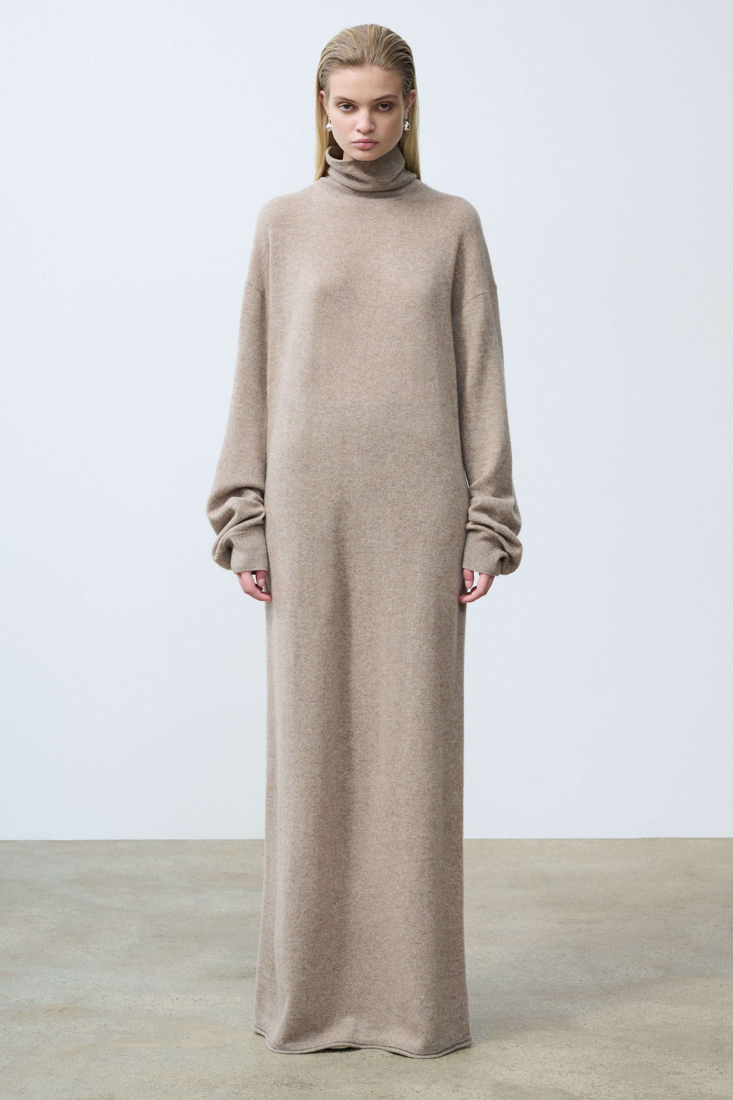 Sascha knit turtleneck dress