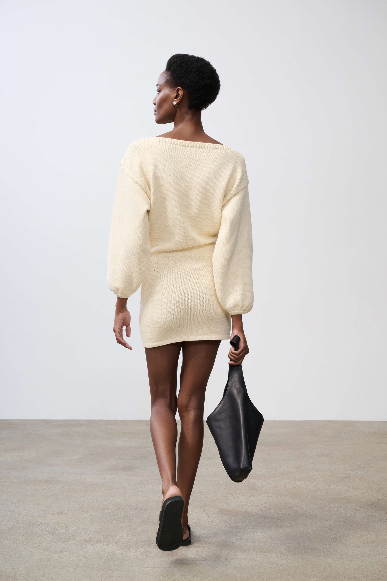 Eleanore Sculptured Knit Mini Dress