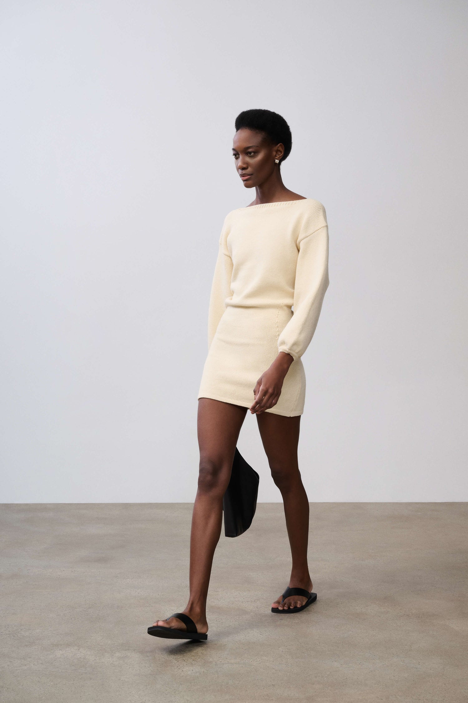 Eleanore Sculptured Knit Mini Dress