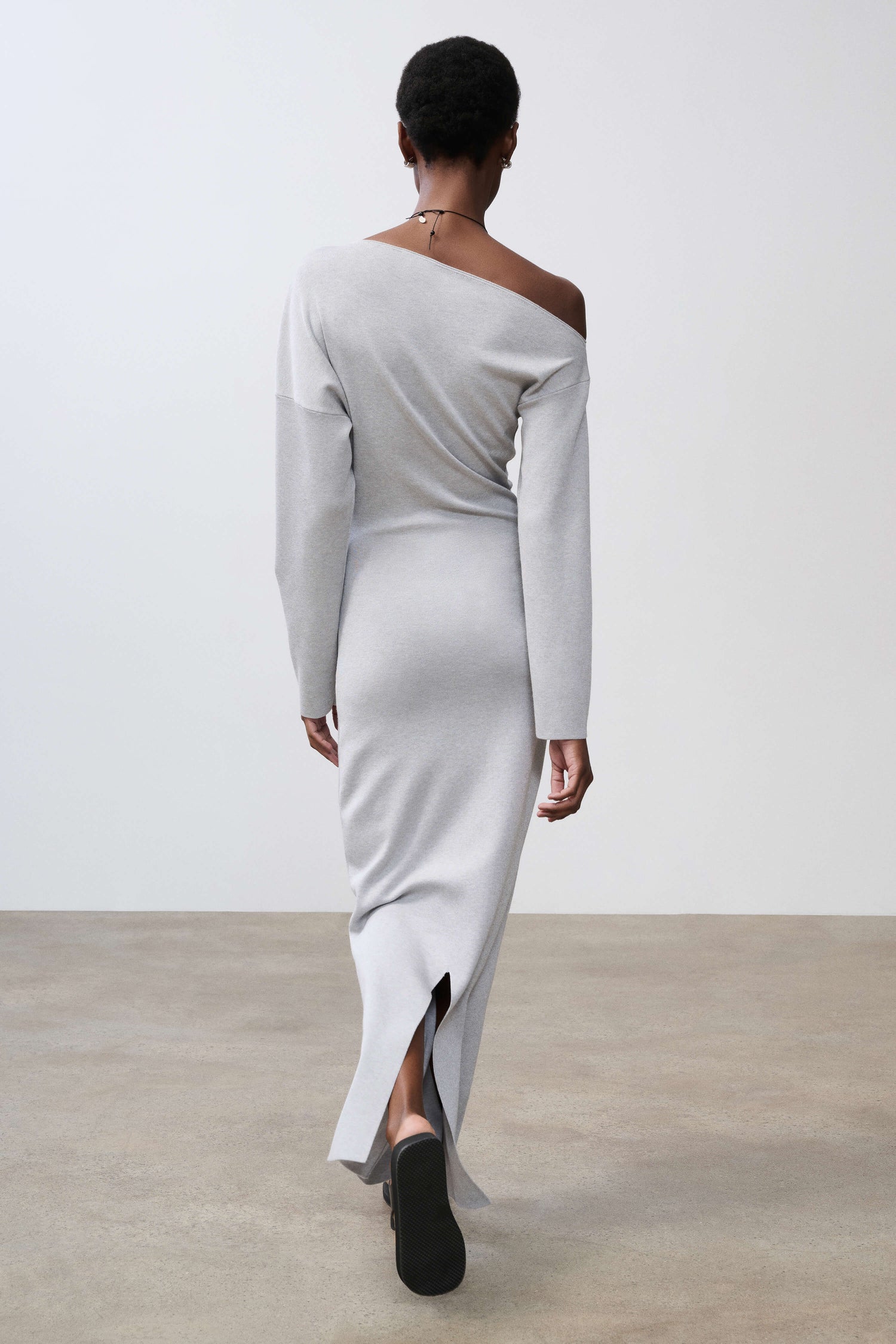 Lesly Off Shoulder Knit Dress