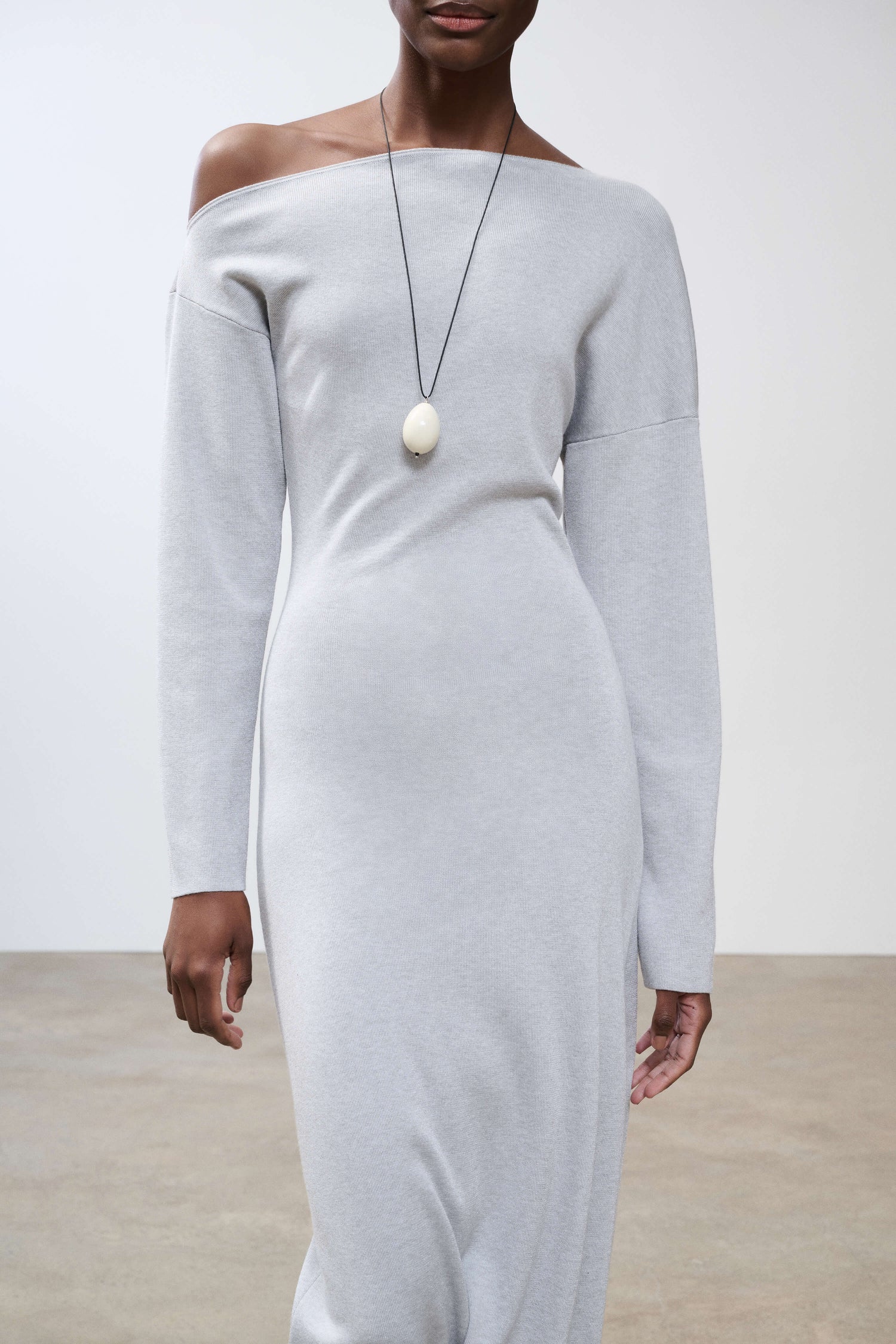 Lesly Off Shoulder Knit Dress