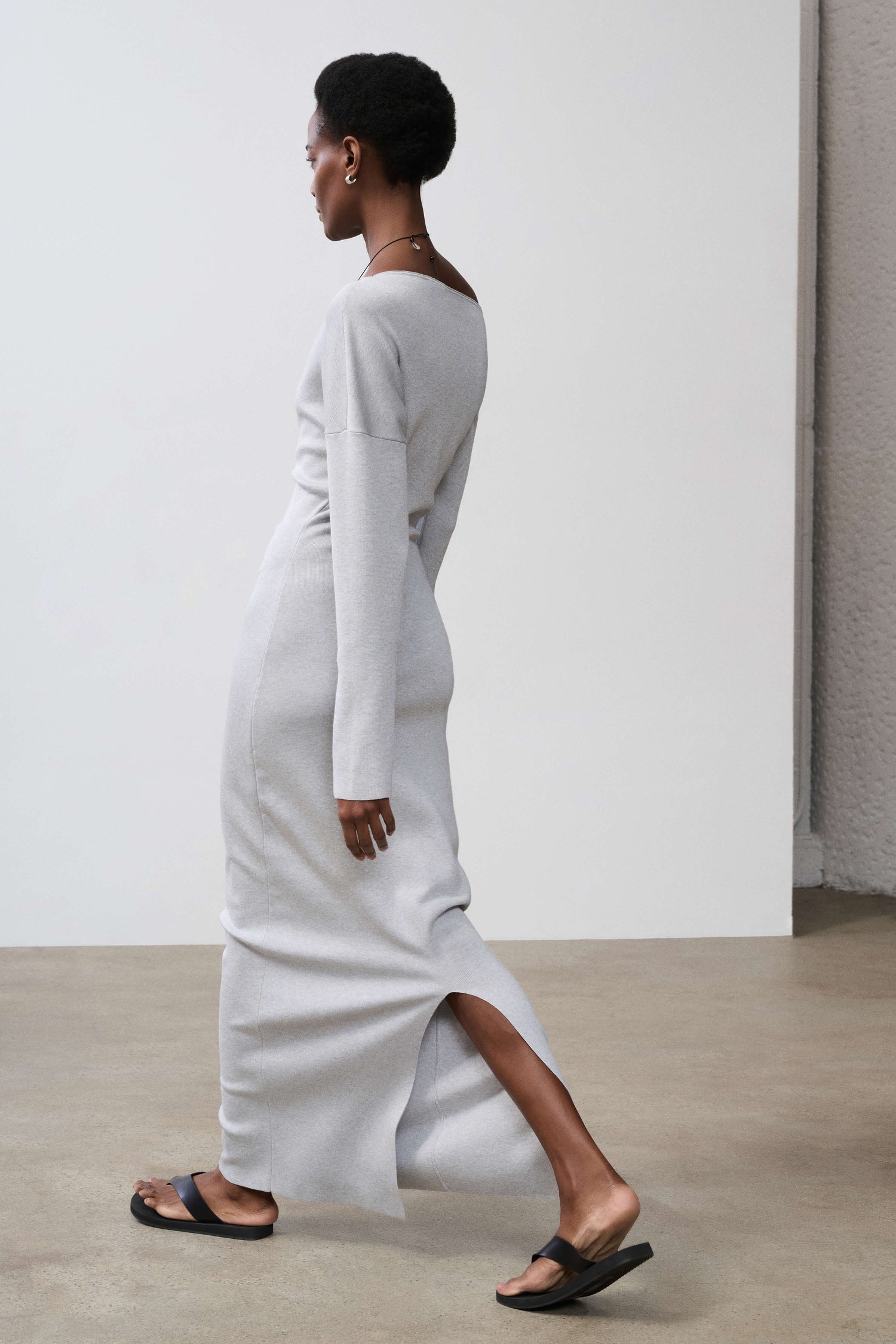 Lesly Off Shoulder Knit Dress