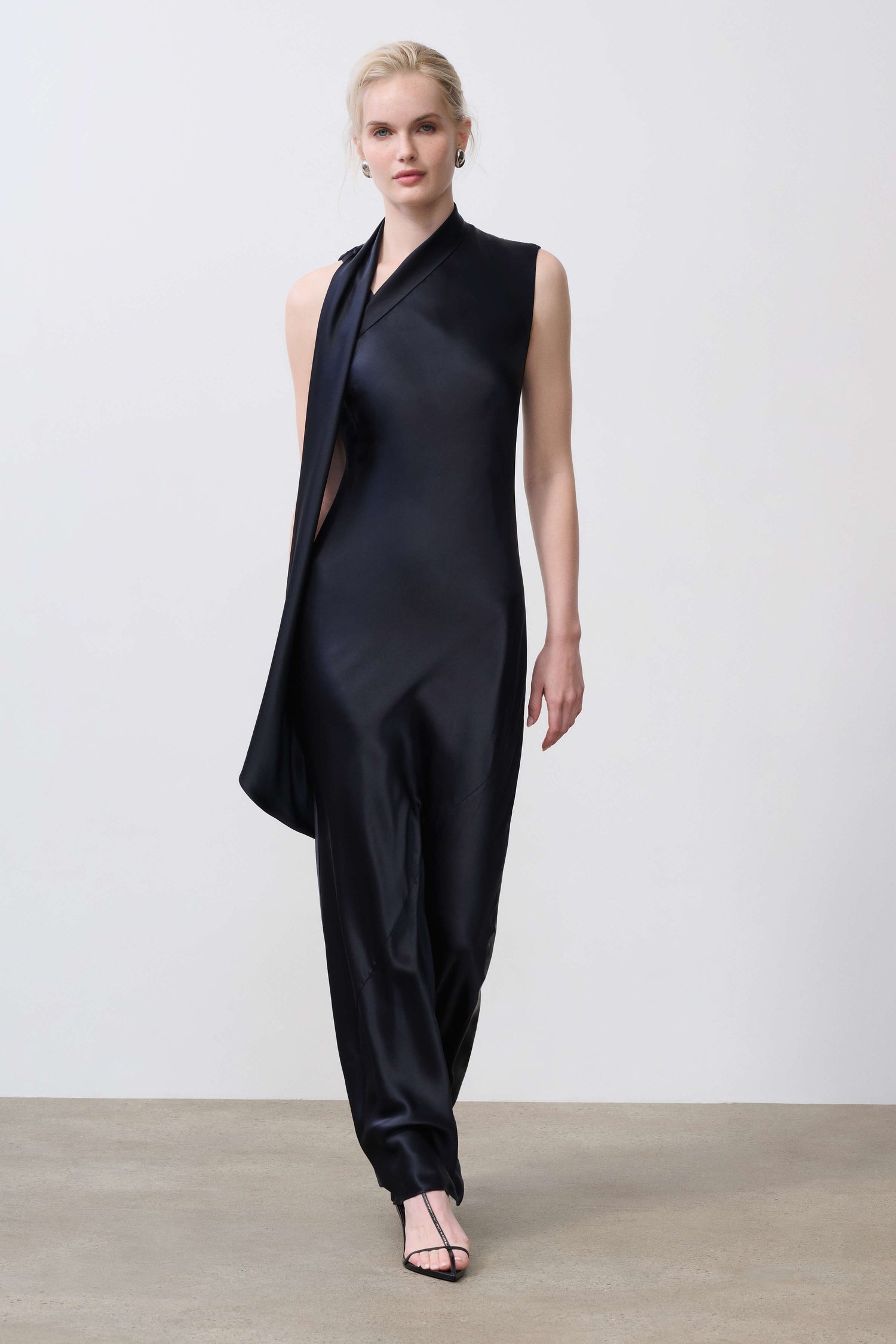 Arden Silk Dress - 5 Front