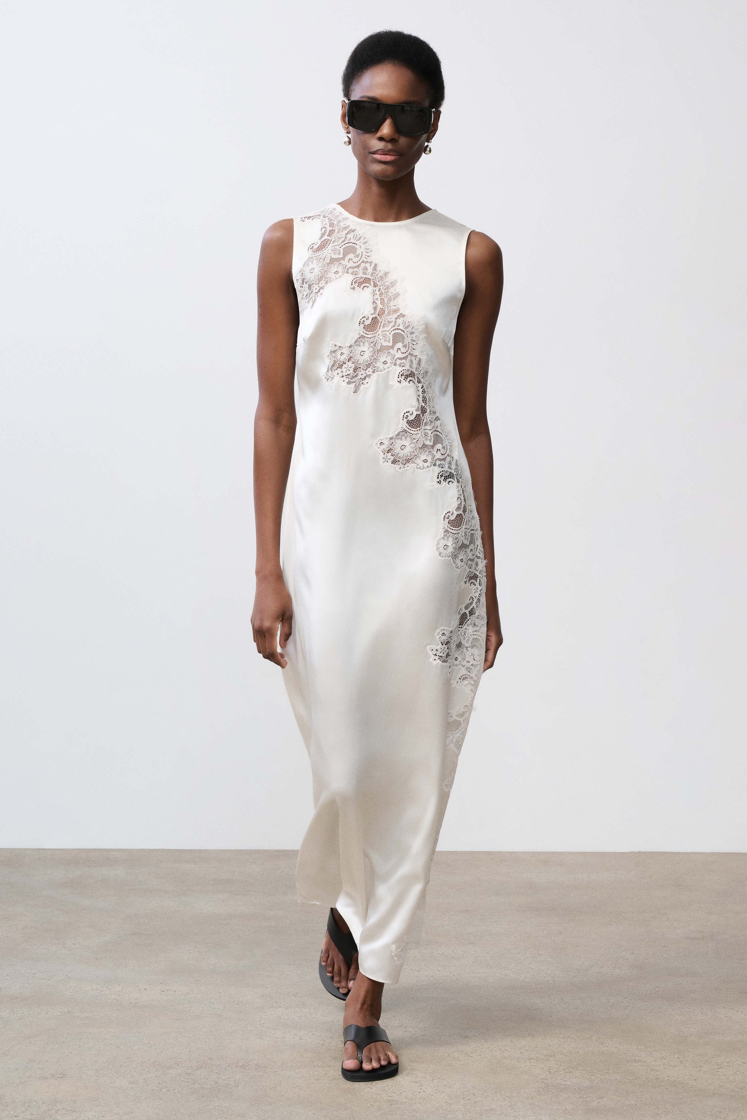 Briar Silk Maxi Dress - 7 Front