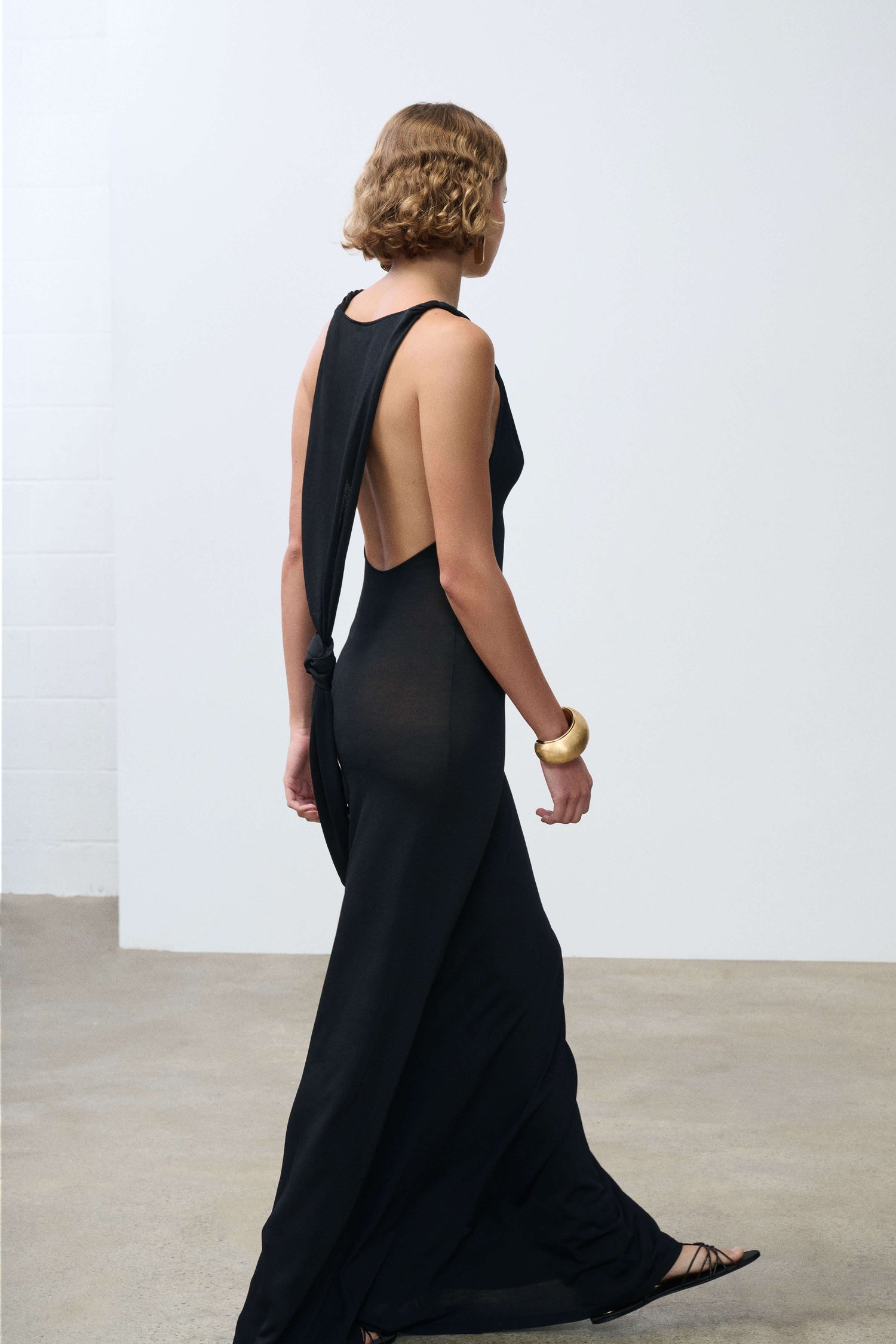 Araminta Knit Twist Gown