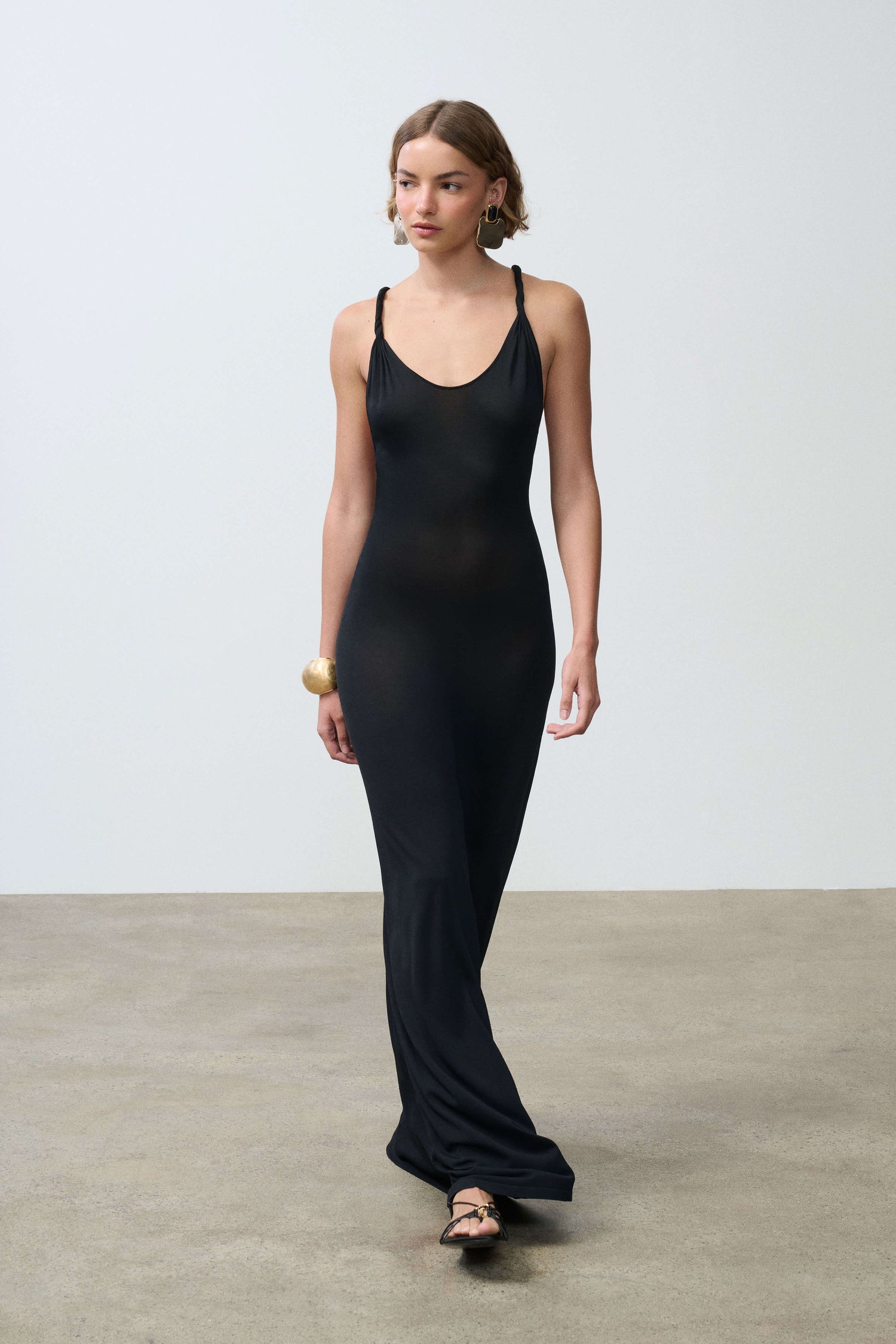 Araminta Knit Twist Gown