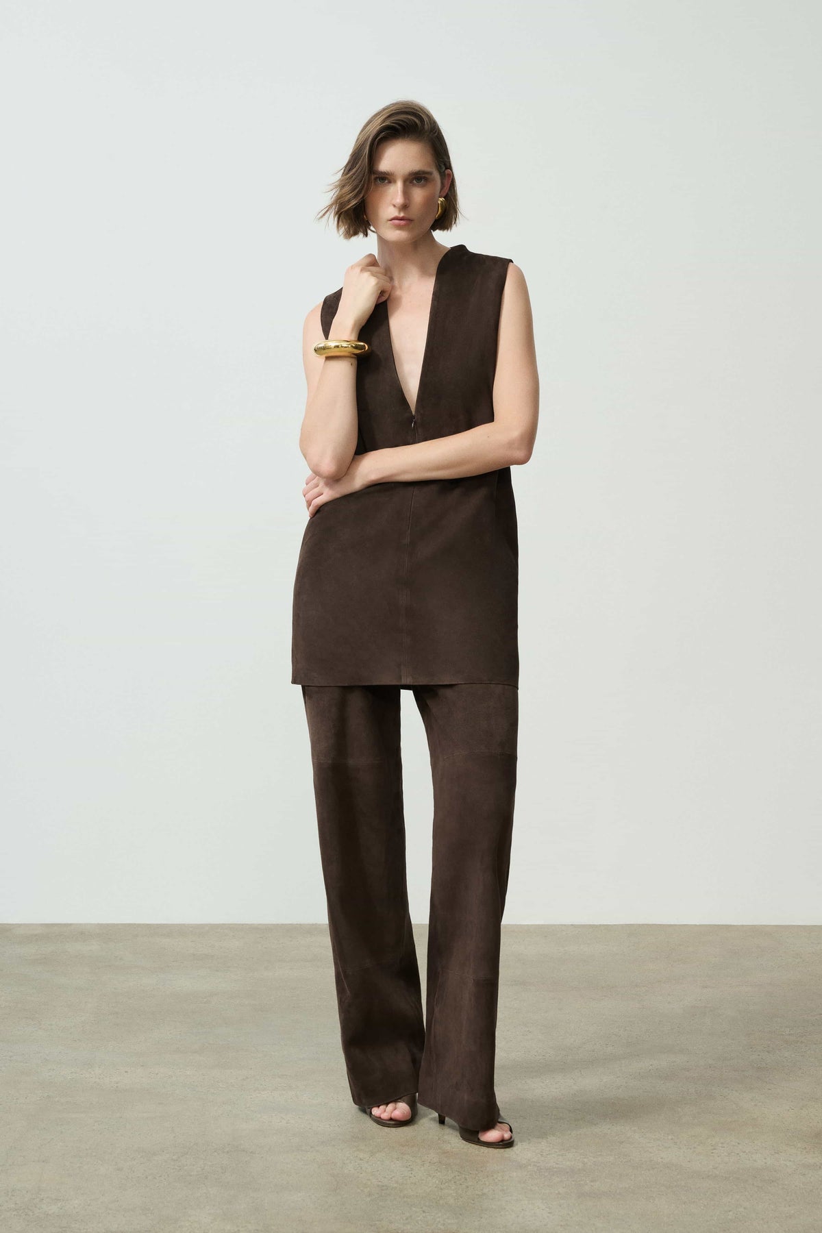 Mona Suede Dress