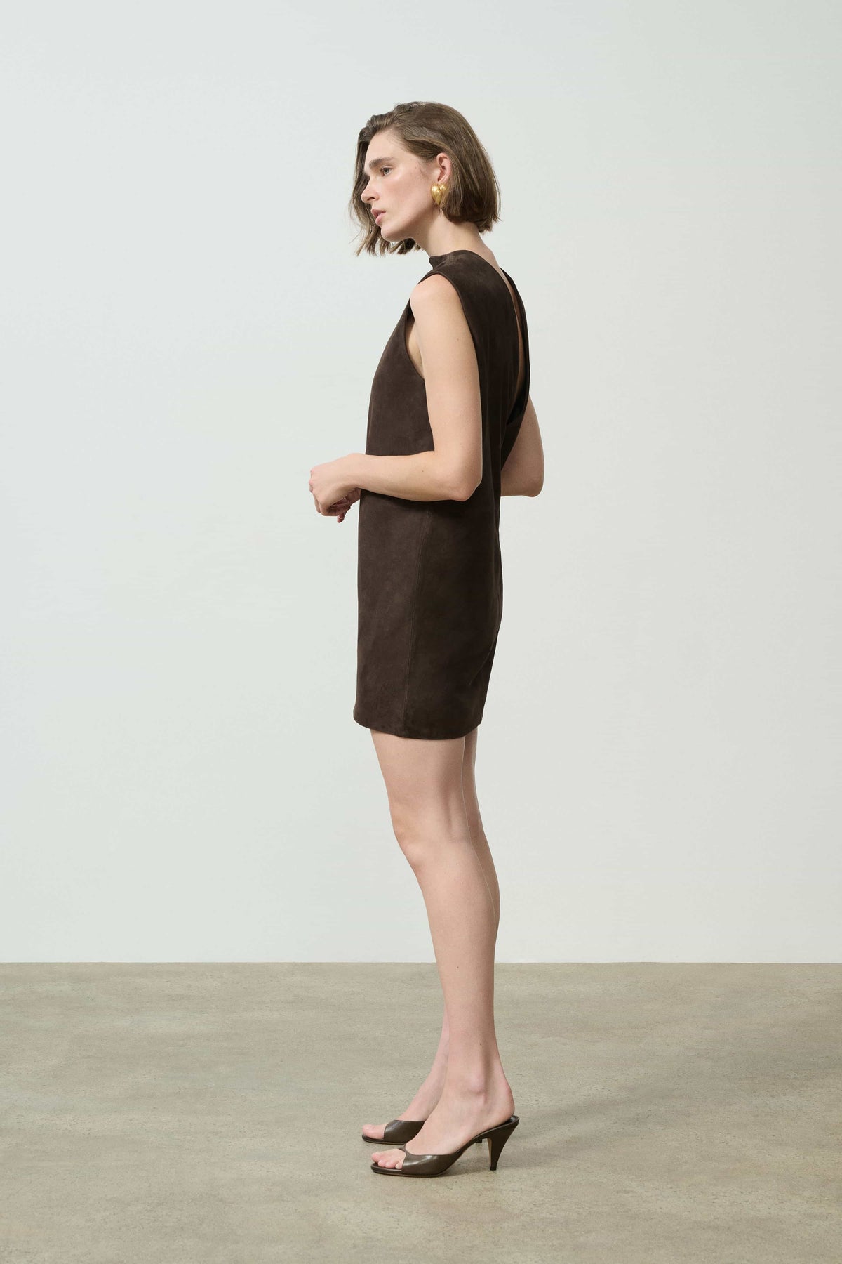 Mona Suede Dress