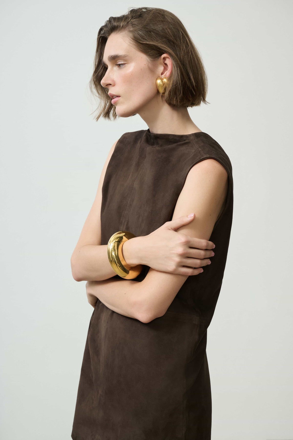 Mona Suede Dress