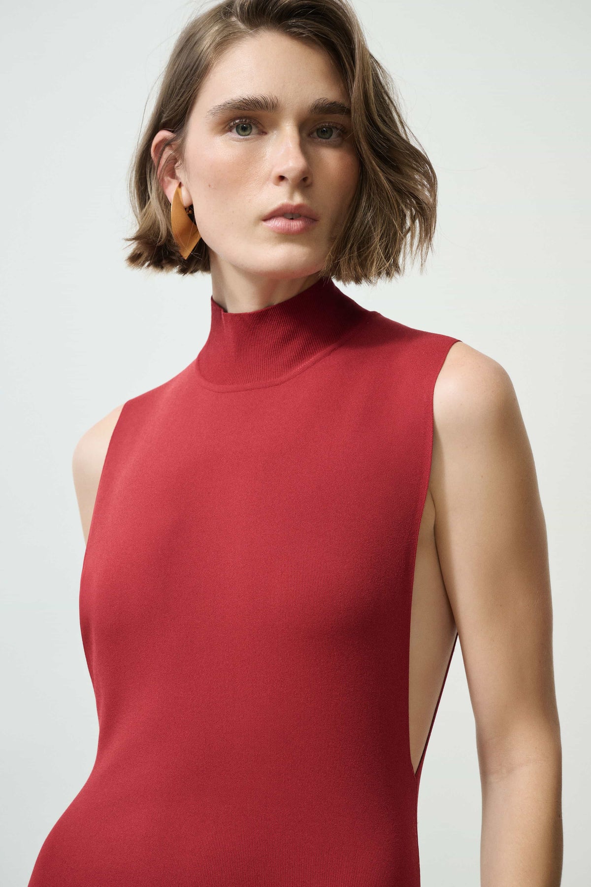 Kera Mock Neck Knit Gown