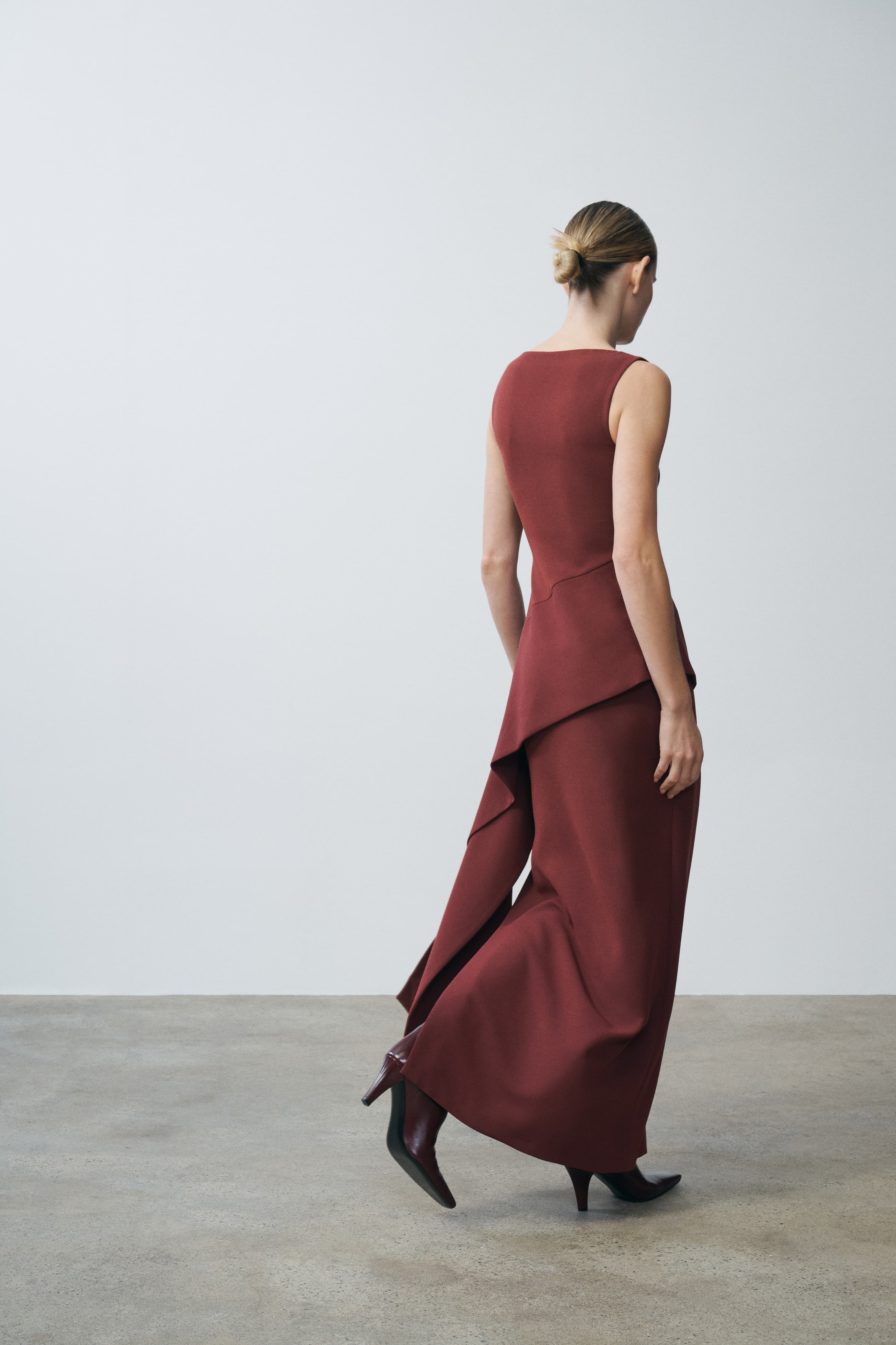 Eloise Oxblood Asymmetric Gown | SRG Eloise Oxblood Asymmetric Gown | SRG