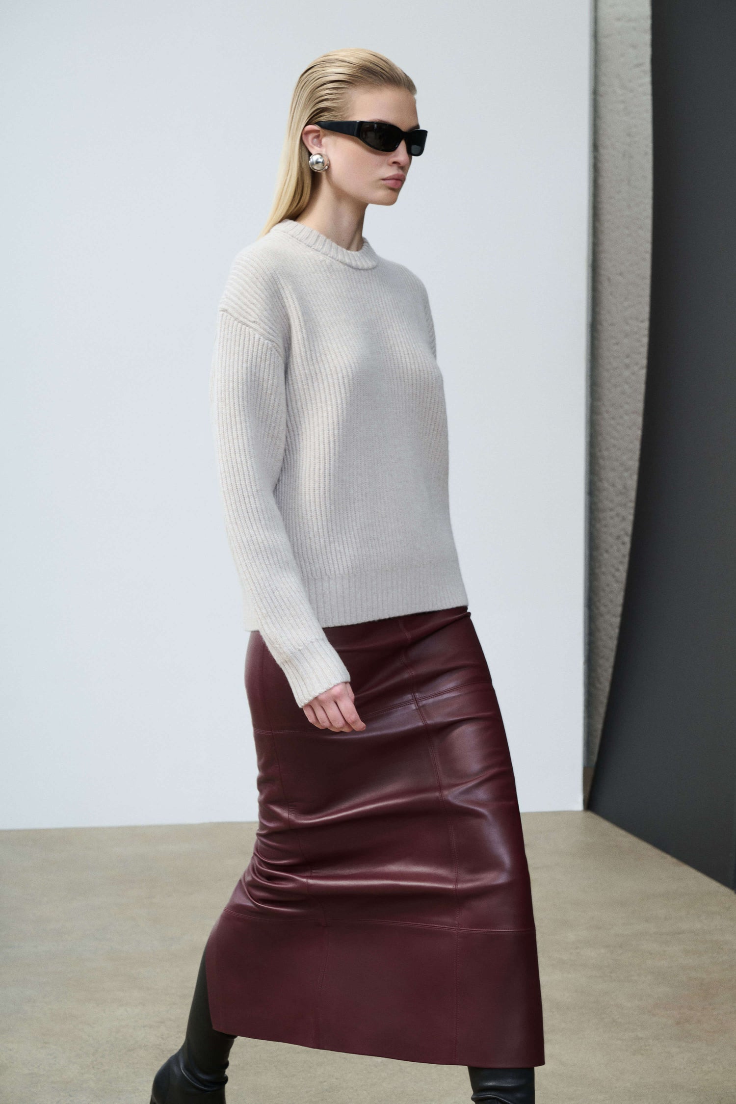 Madisyn Classic Knit Crewneck