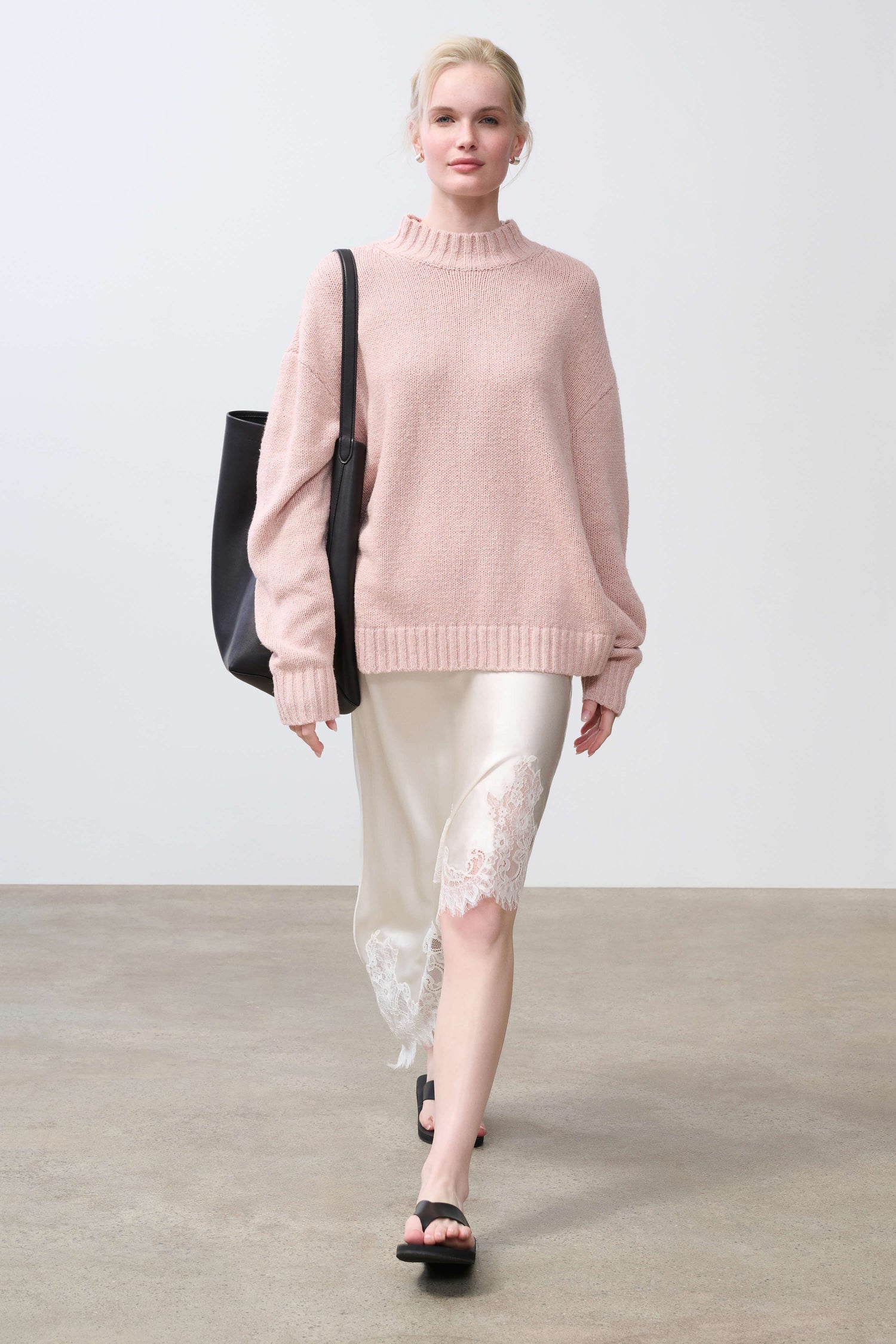 Everlie Mockneck Sweater - 1 Front