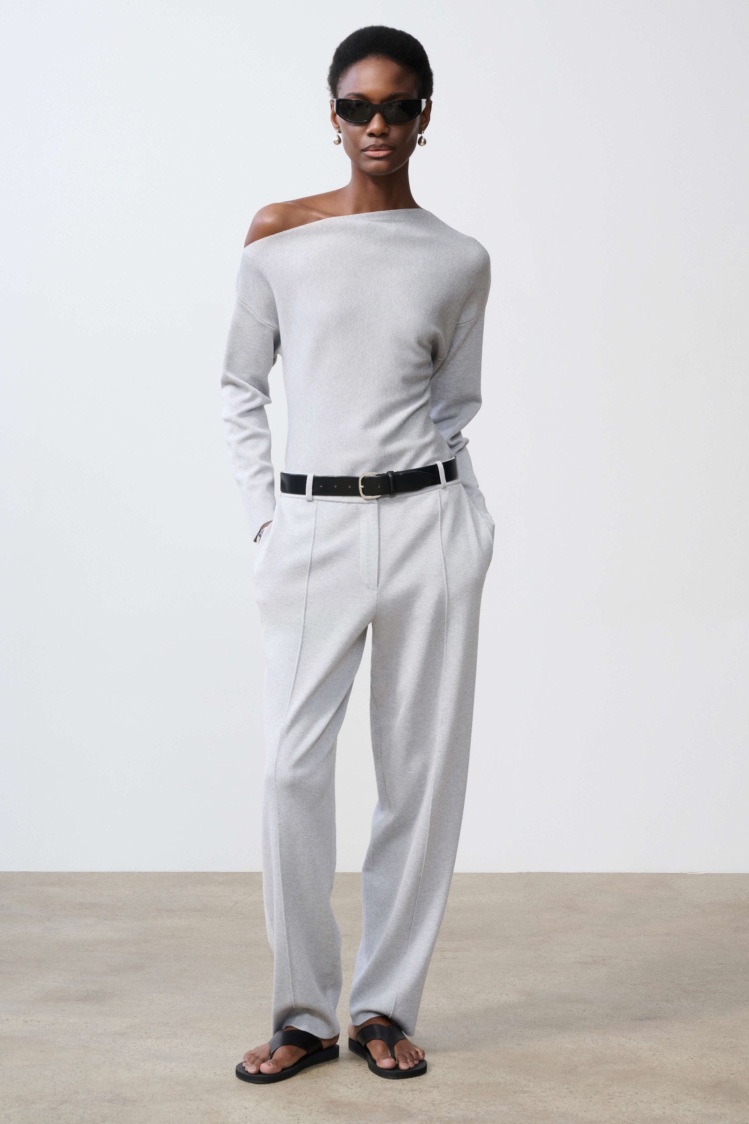 Lesly Off Shoulder Knit Top