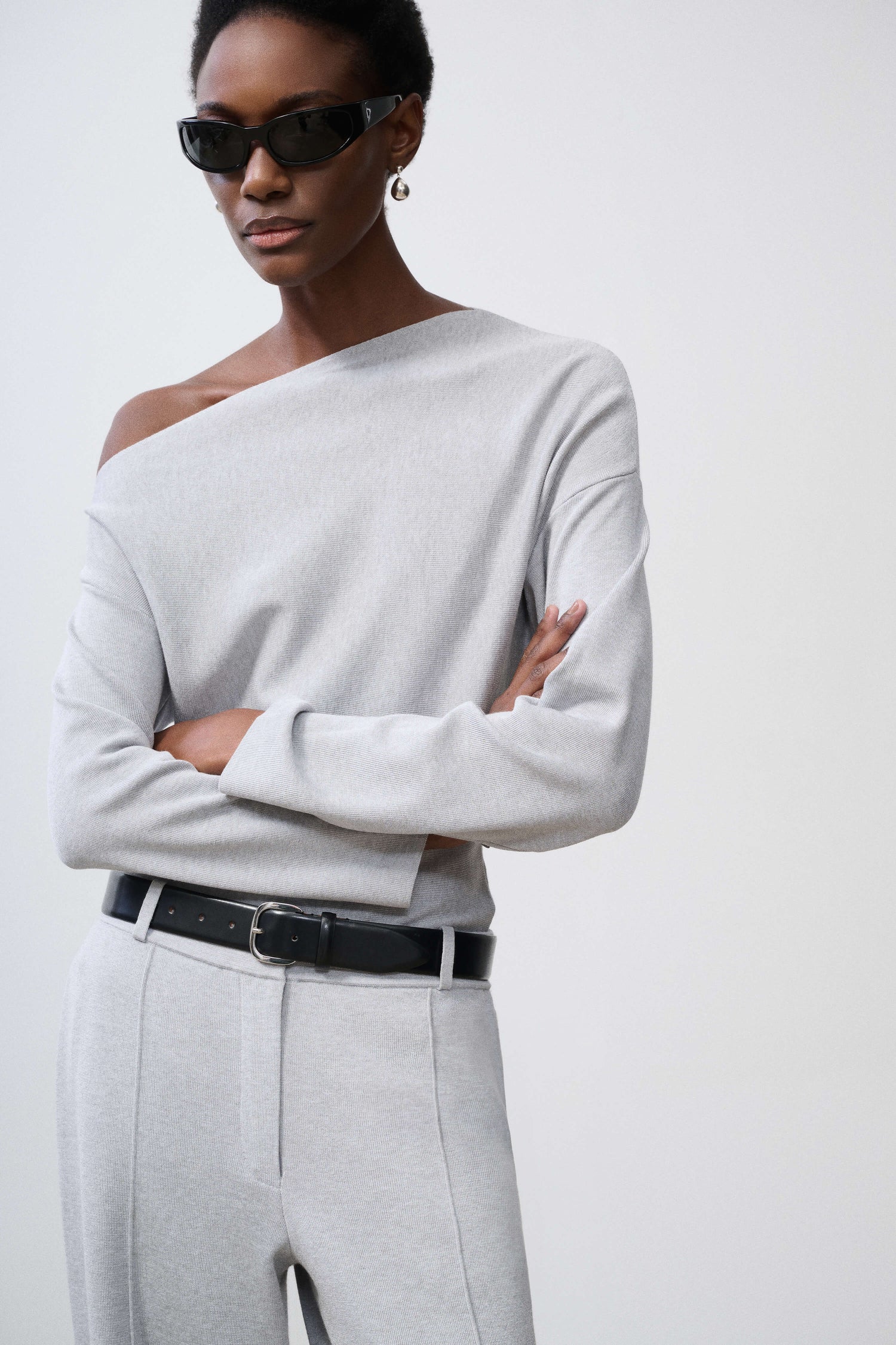 Lesly Off Shoulder Knit Top