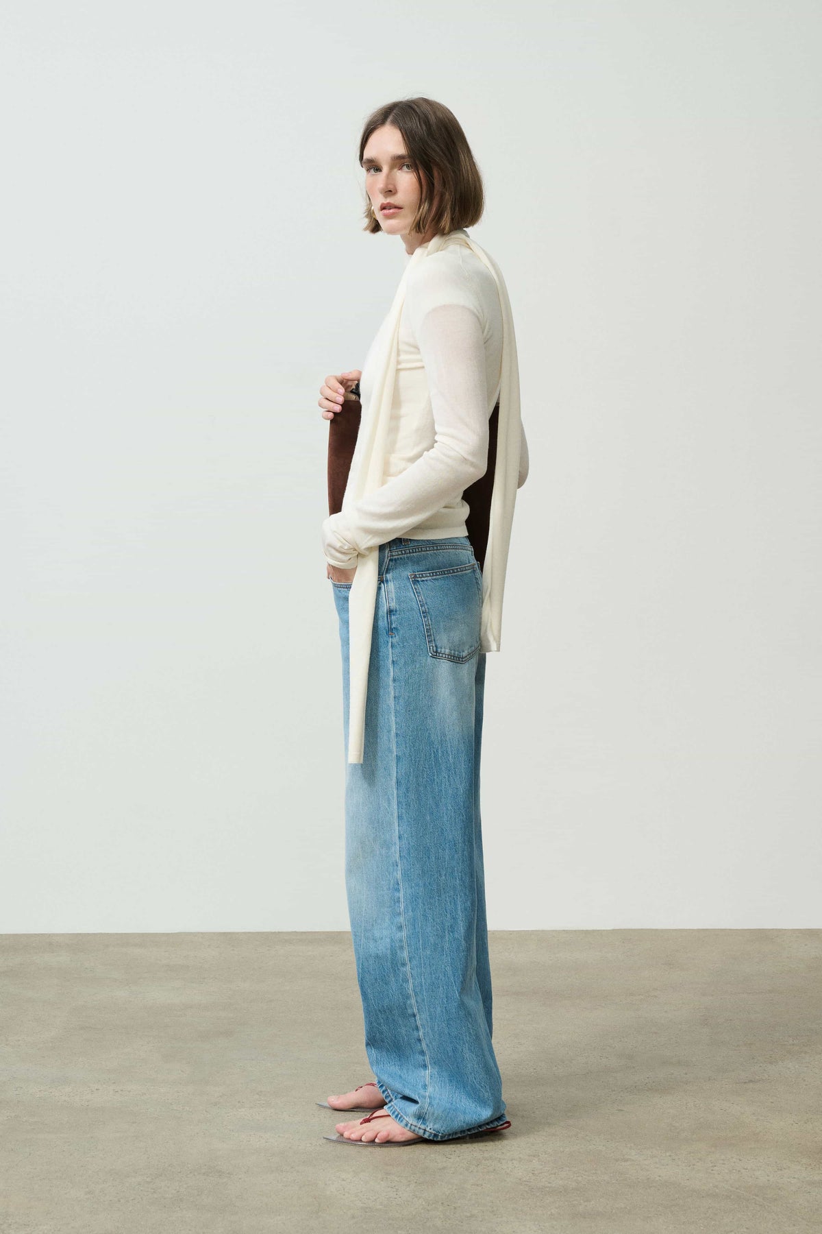 Frieda Merino Long Sleeve with Scarf