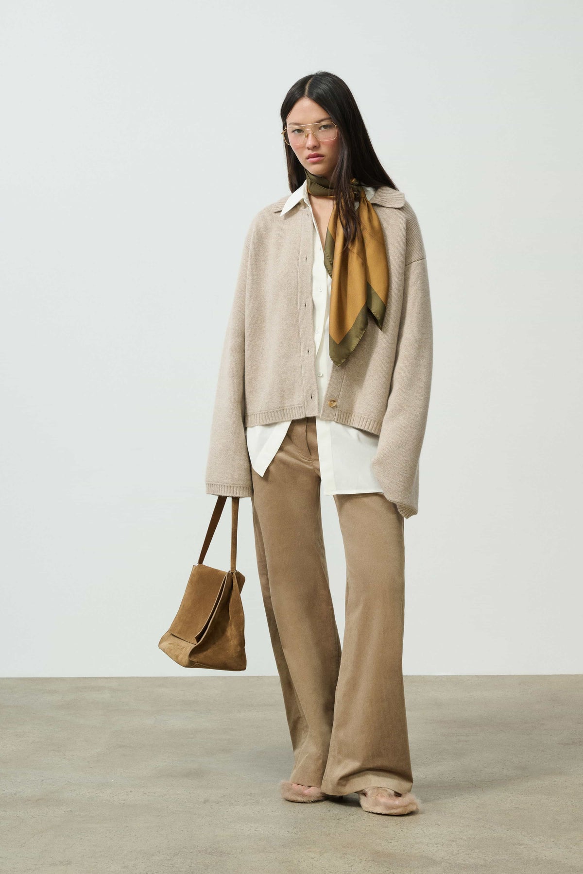 Orli Cashmere Cardigan Front