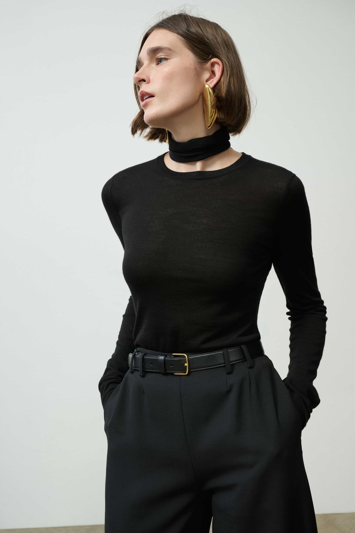 Frieda Merino Long Sleeve with Scarf