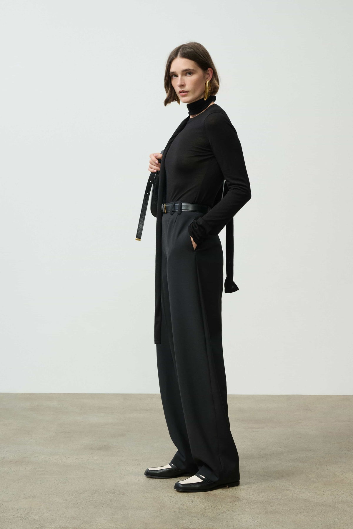 Frieda Merino Long Sleeve with Scarf