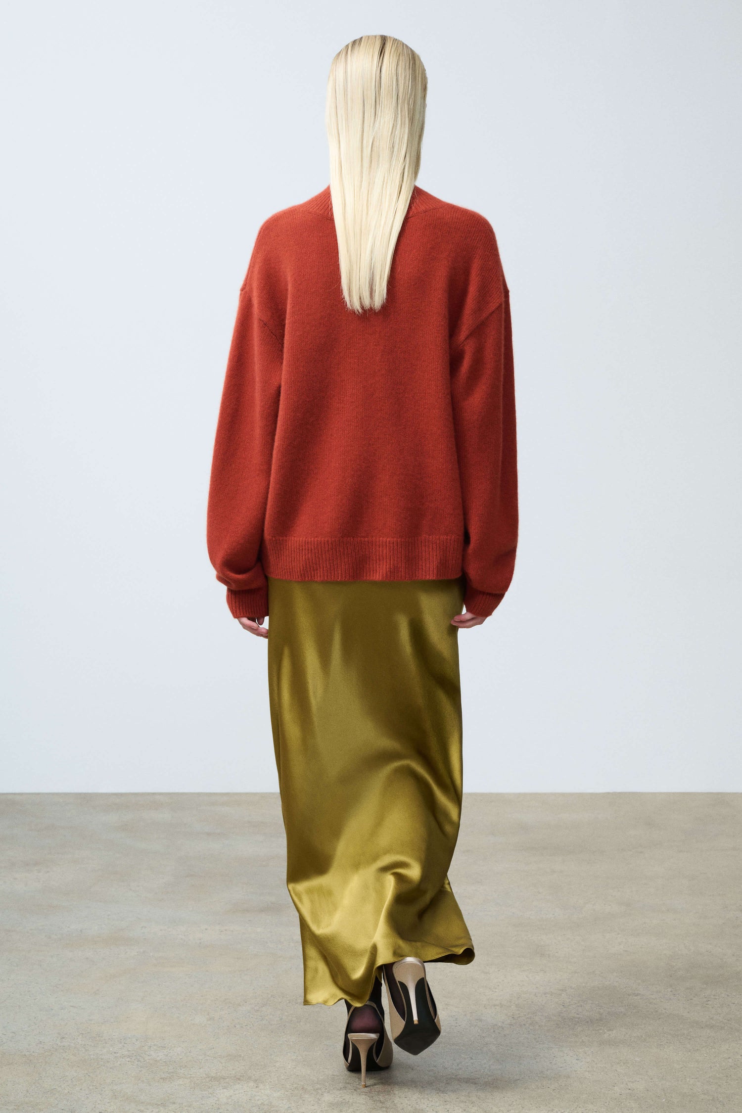 Doris Cashmere V-Neck Sweater