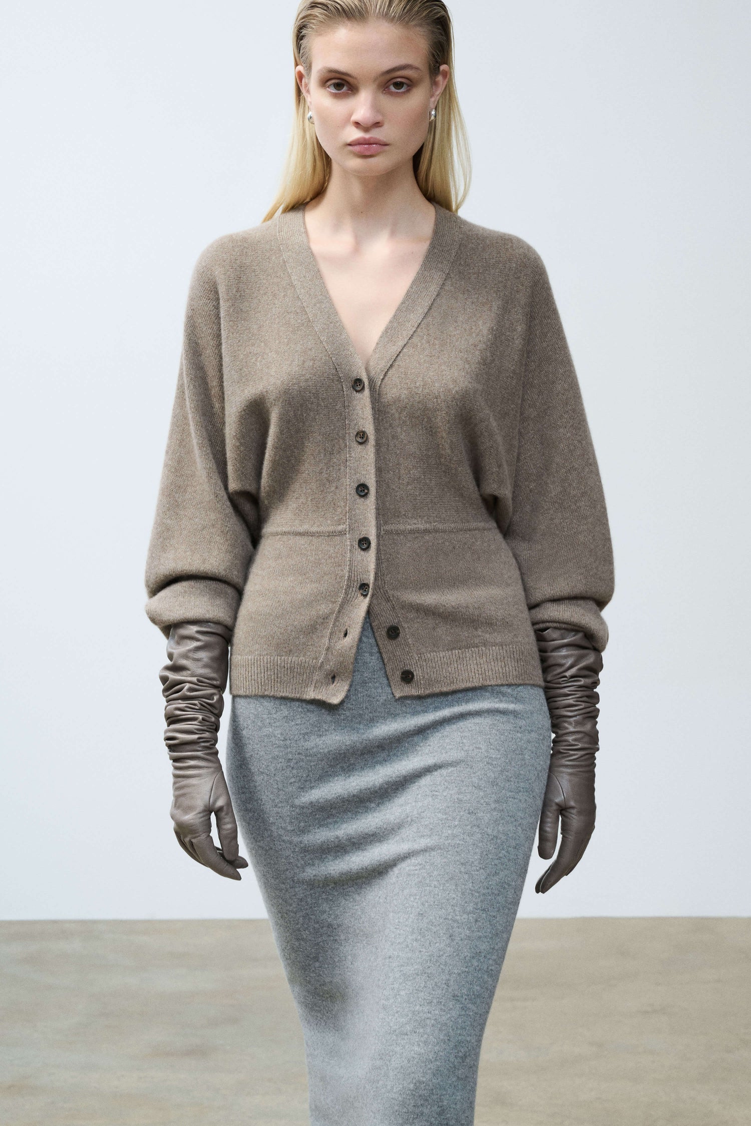 Leigh cashmere dolman cardigan