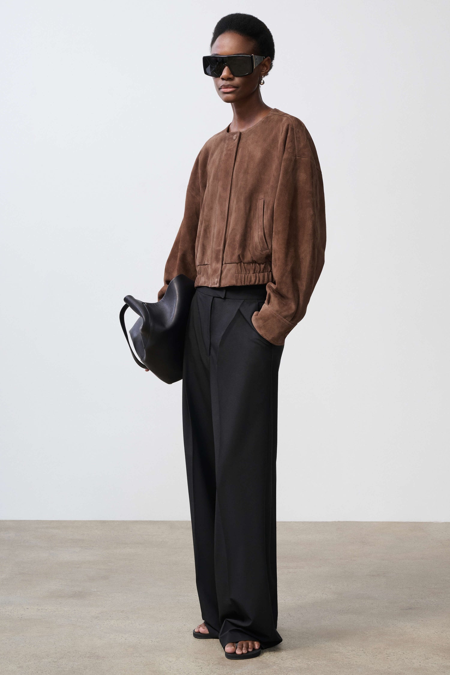 Danica suede jacket Front