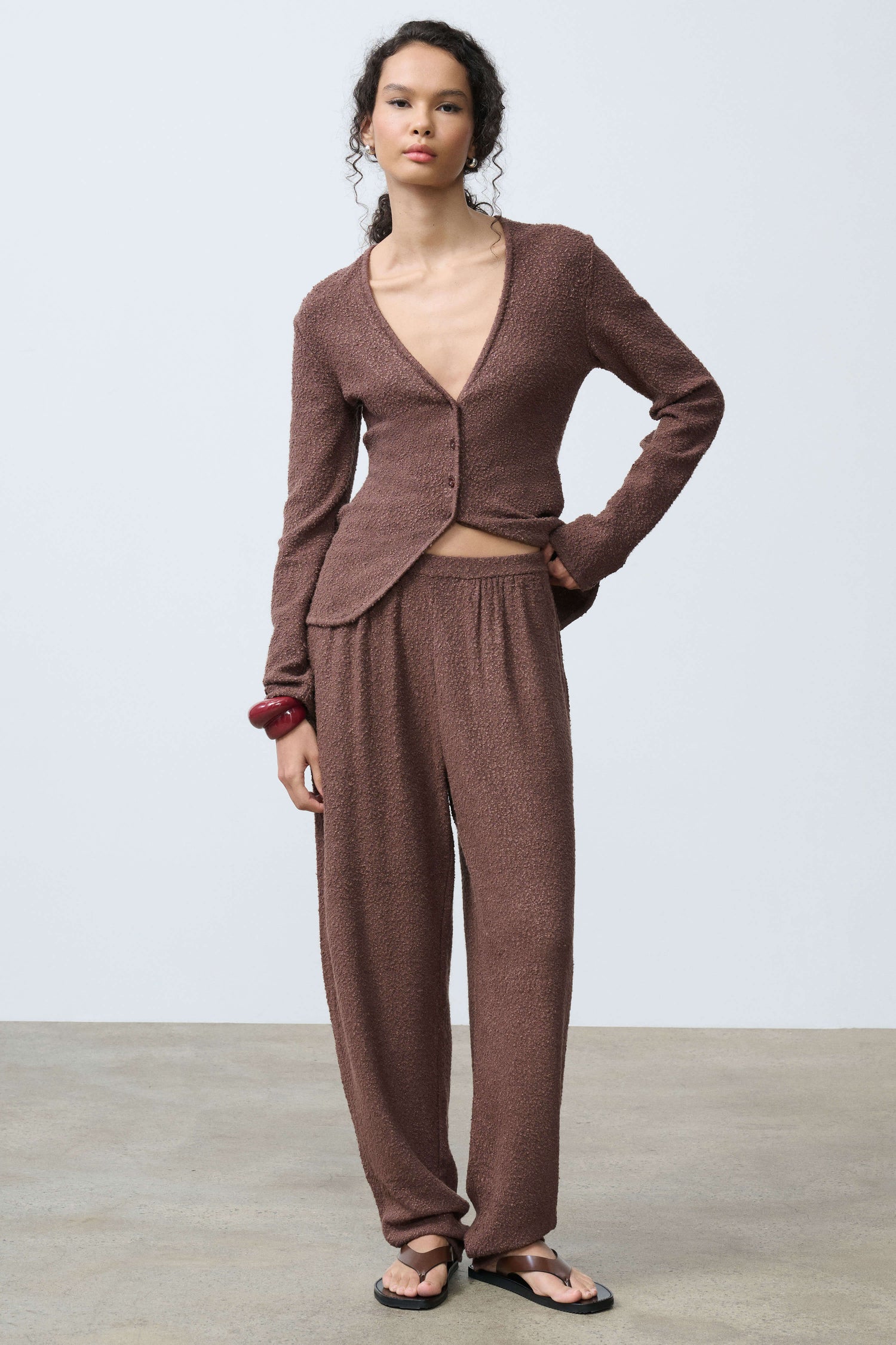 Samita Textured Knit Pant
