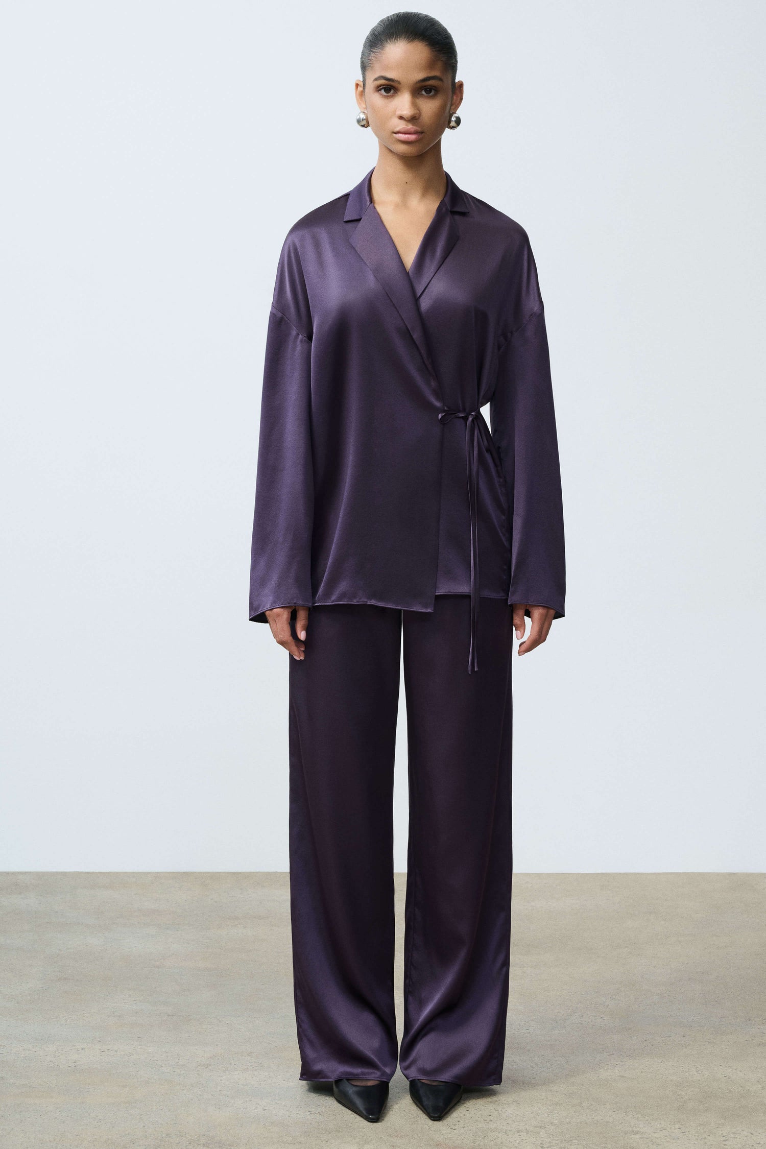 Phoenix silk pant - 1 Front