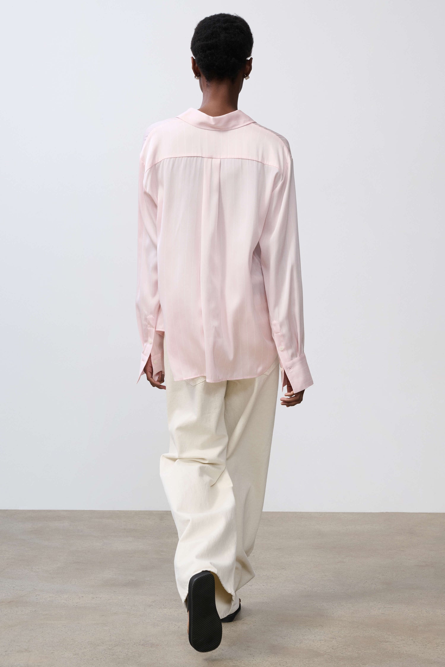 Odette Silk Button Down Shirt