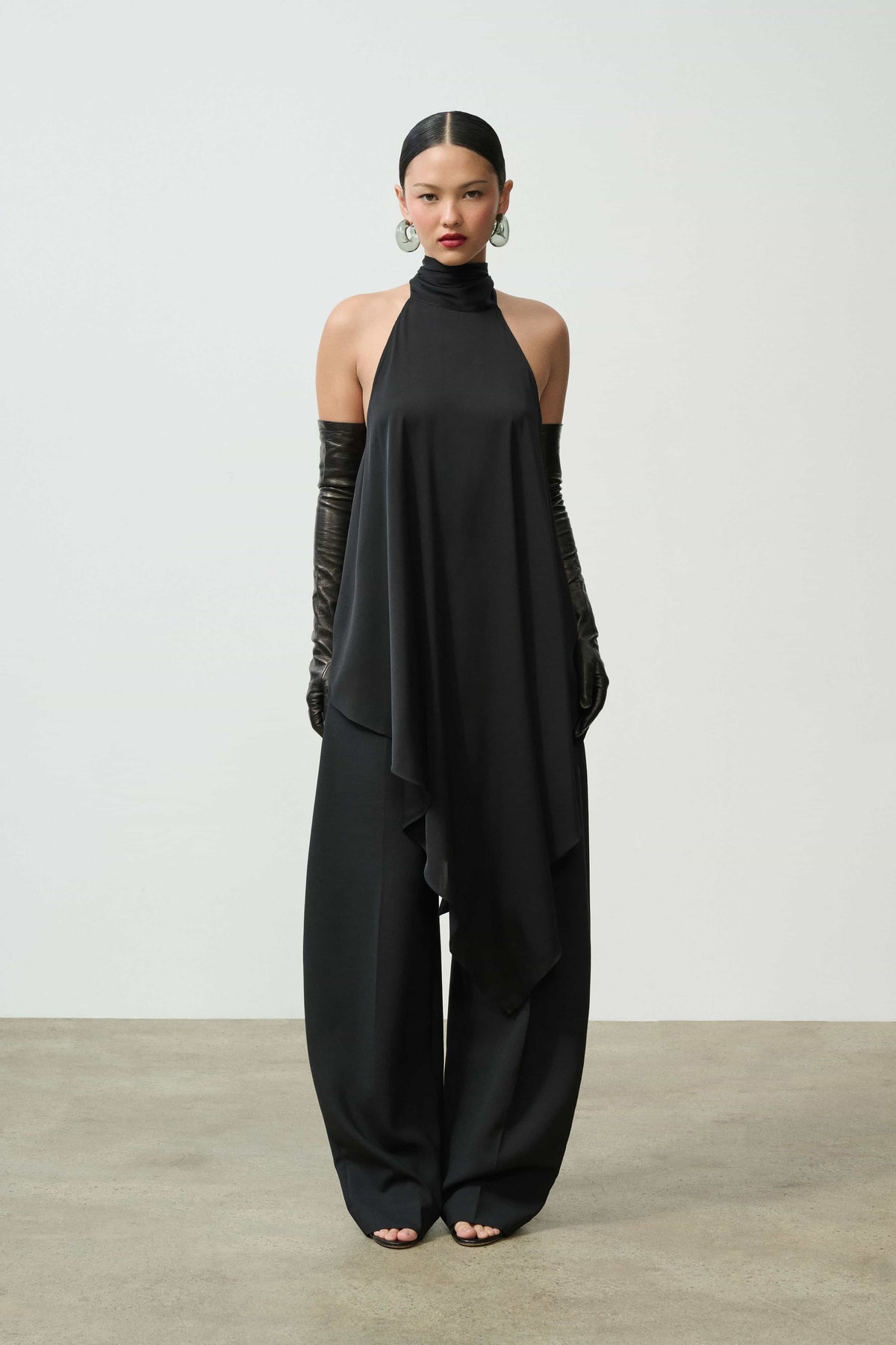 Courtney Silk Top Front