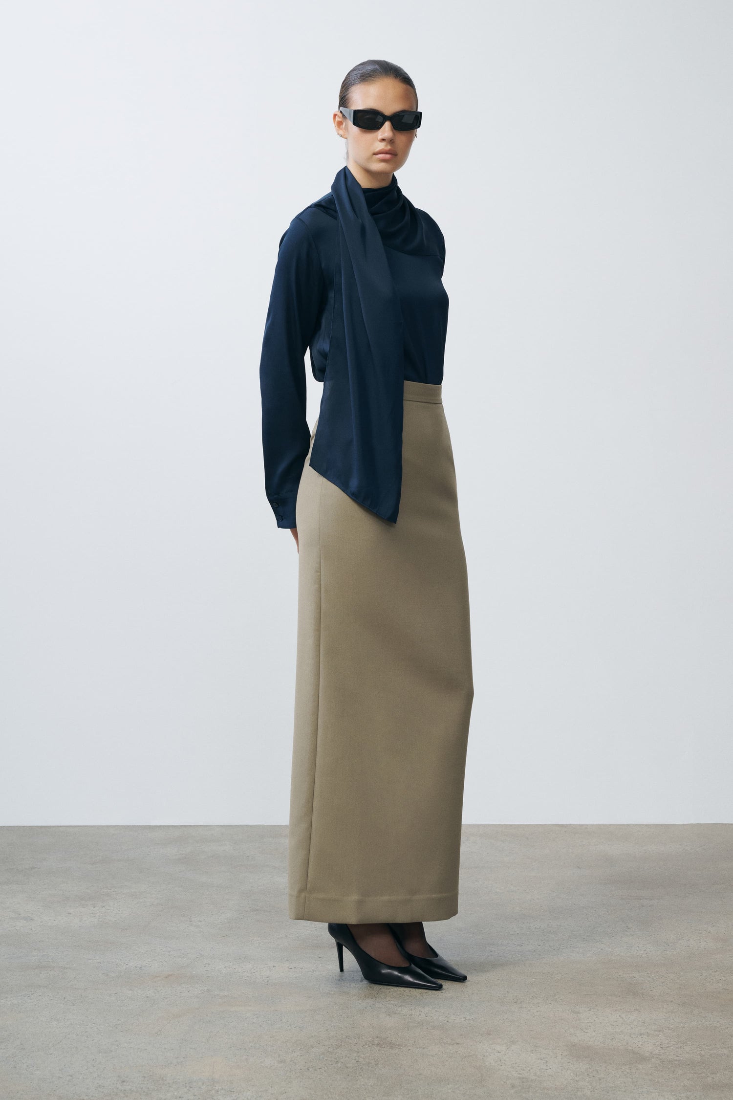 Celeste Silk Top Front